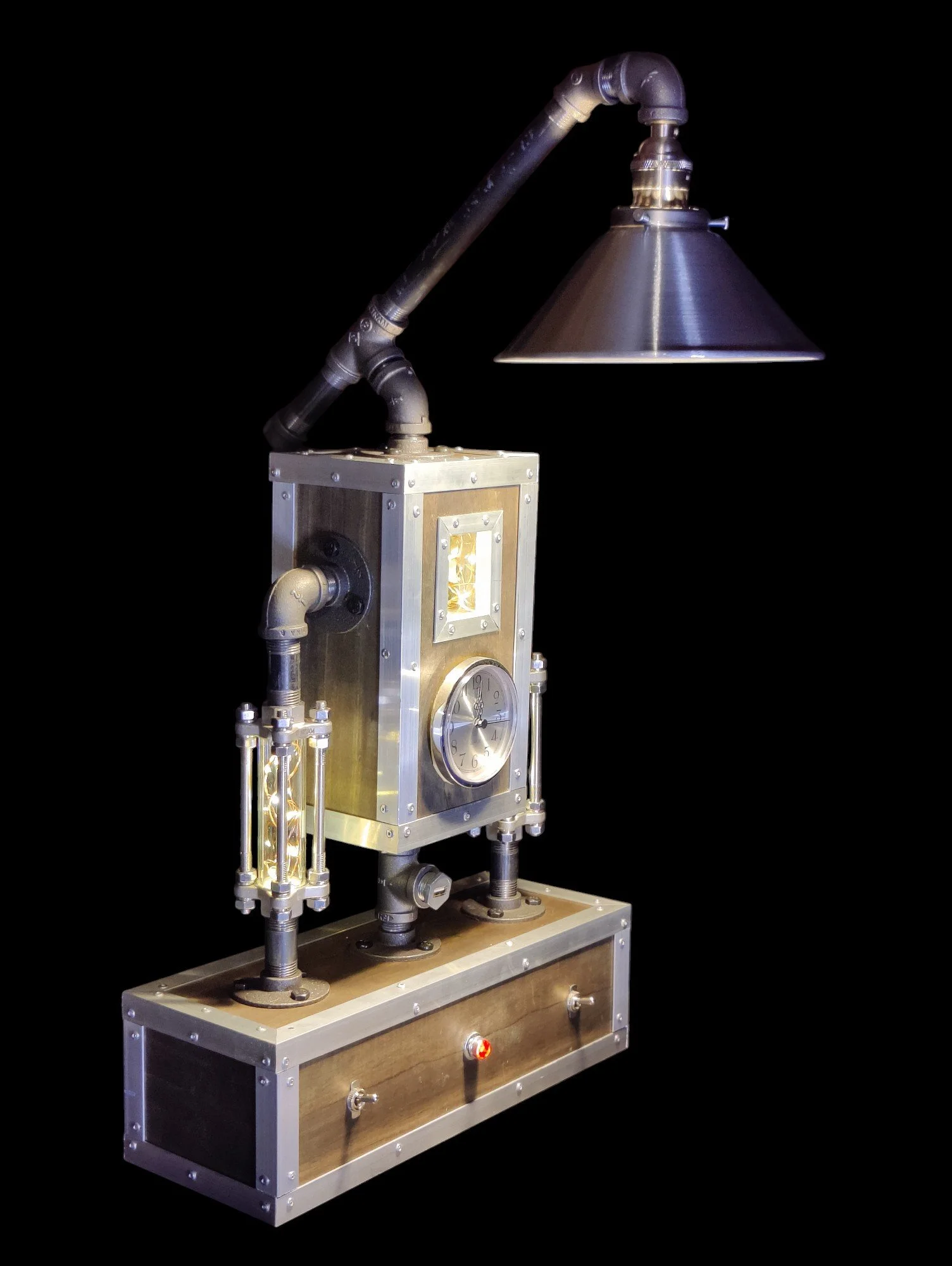 Coastal Steampunk Desk Lamp