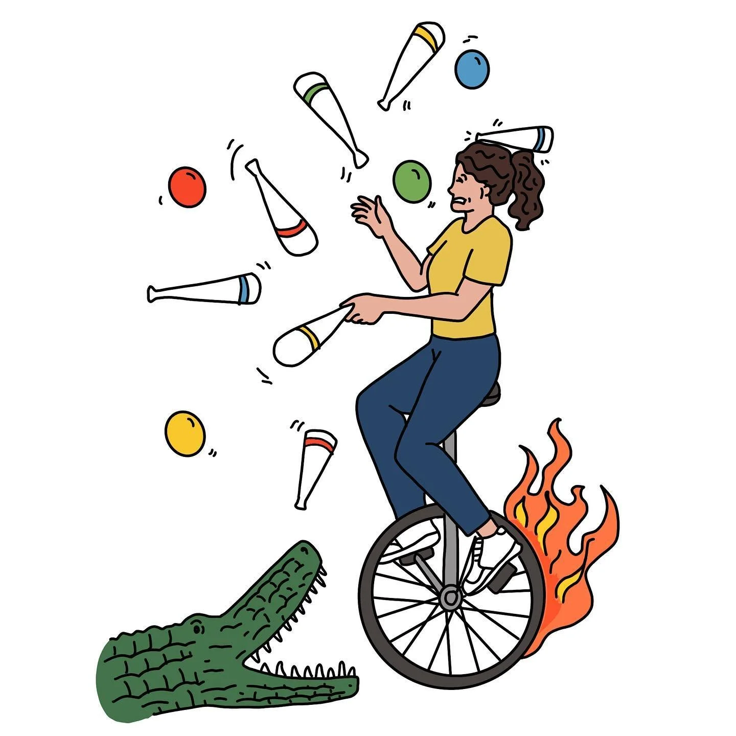 Haven&rsquo;t posted in a while, been busy trying to claw my way through to the end of the school year. Anyone else? 
.
.
.
.
#teacher #teacherlife #teachertiptuesday #teachersfollowteachers #teachersofinstagram #endofyear #illustration #illustrator 