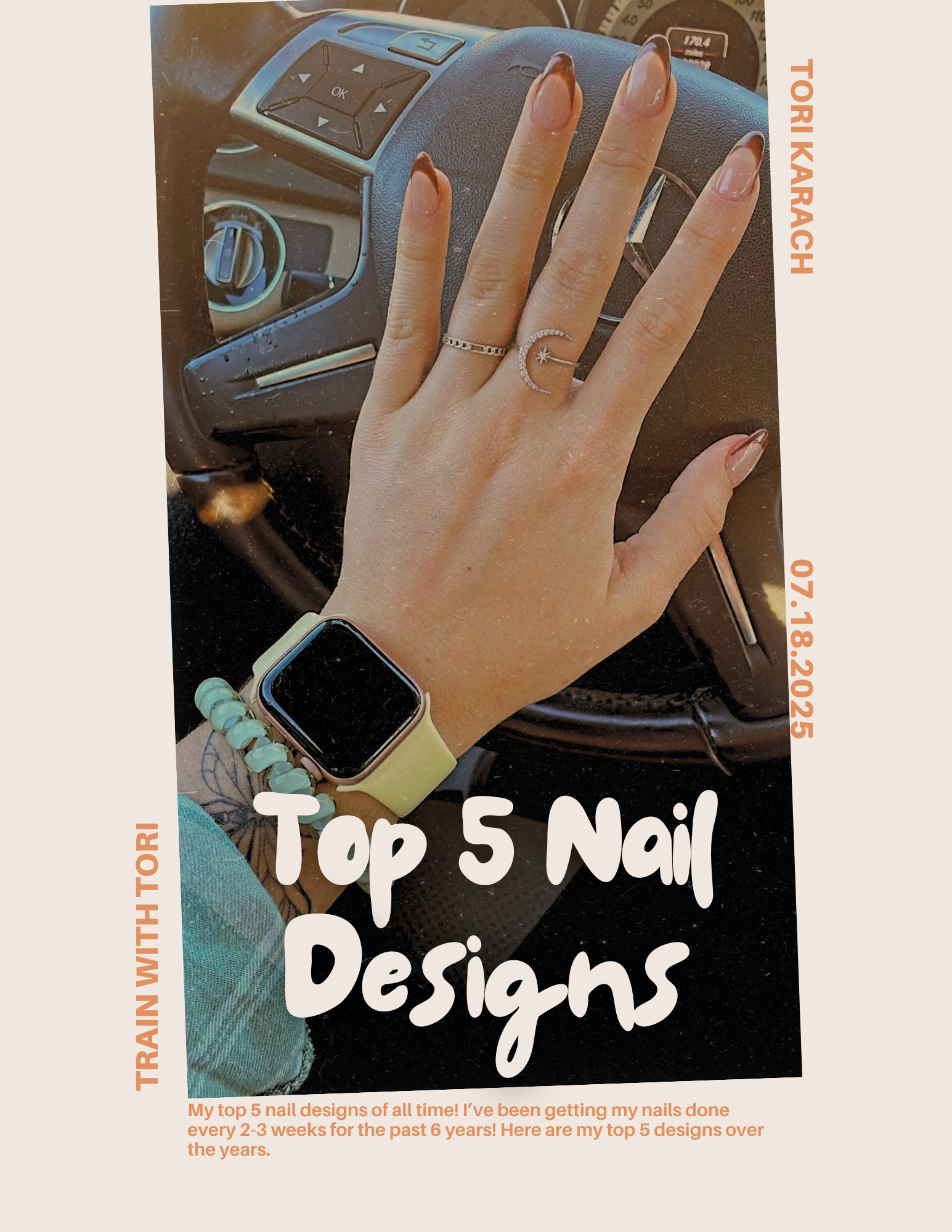 My top 5 nail designs