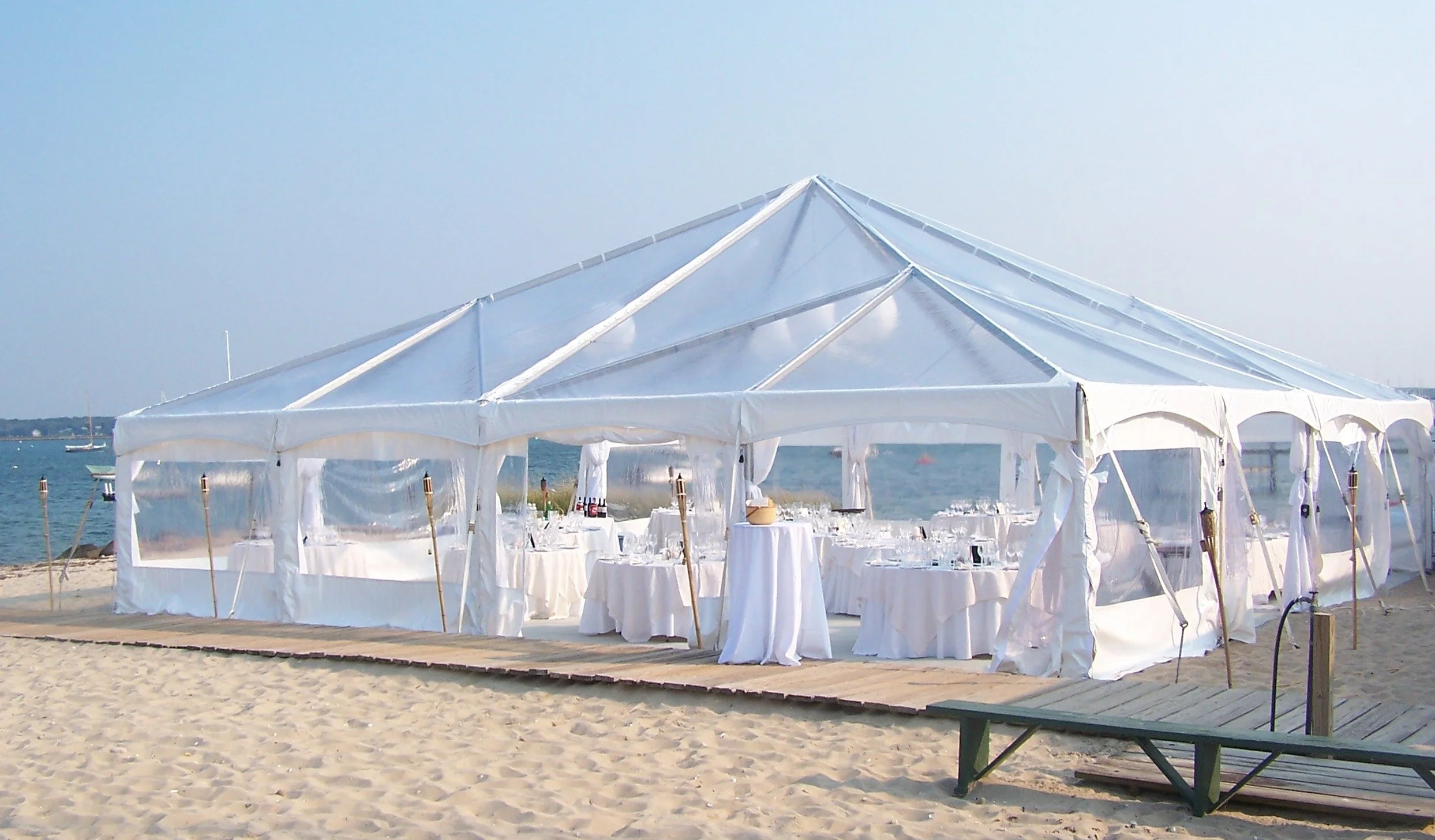 Clear Top Frame Tent
