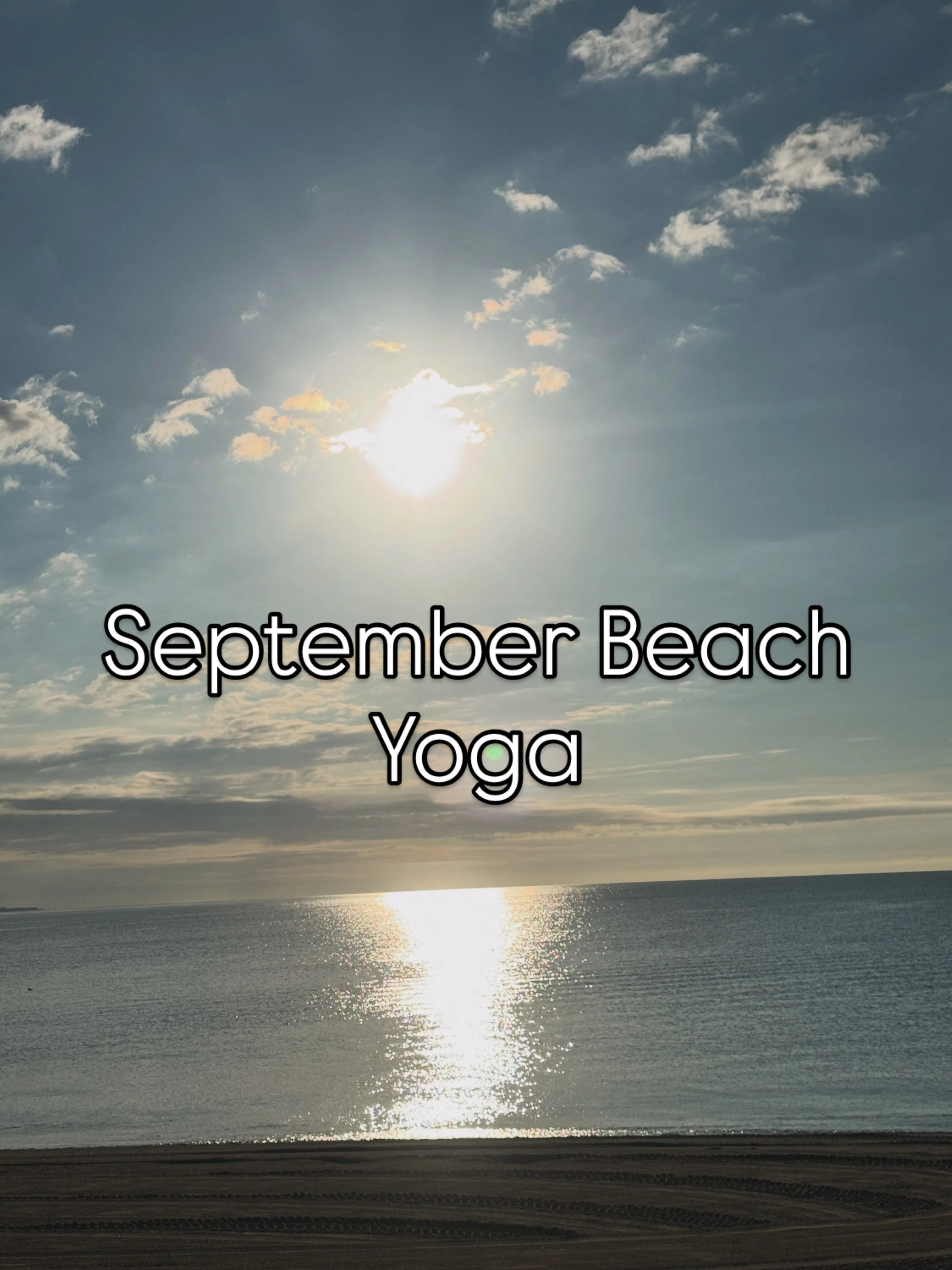 September beach yoga starts on 9/8 ☀️ Tuesdays 8am &amp; Sundays 8am @pavilionsatpenfieldbeach 
Sign up with @fairfieldparksrec
