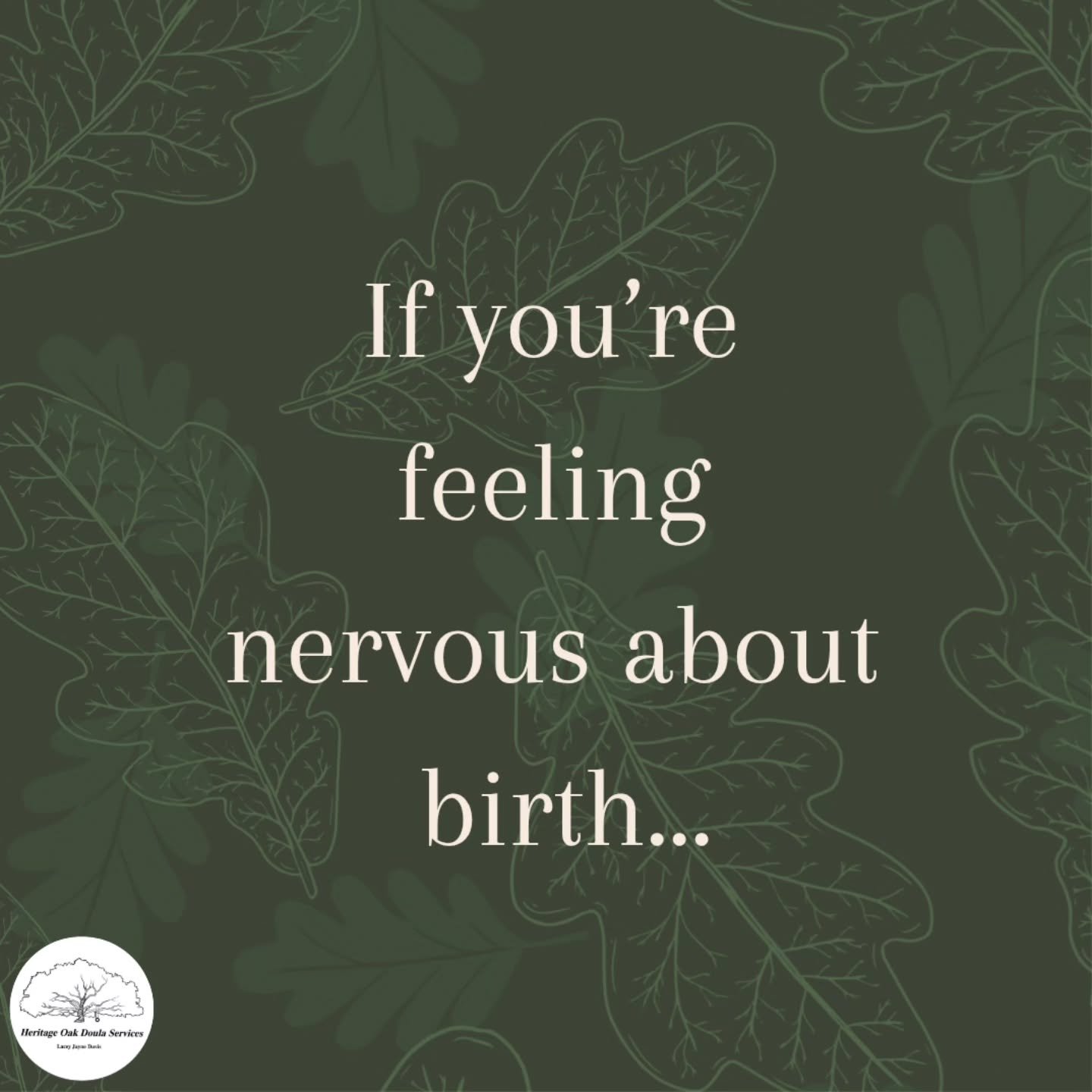 Birth has a way of bringing everything to the surface.

Excitement. Hope. Faith. And sometimes&hellip; fear.

If you&rsquo;re feeling nervous, that doesn&rsquo;t mean you&rsquo;re not strong. It doesn&rsquo;t mean you lack trust. It means you care de