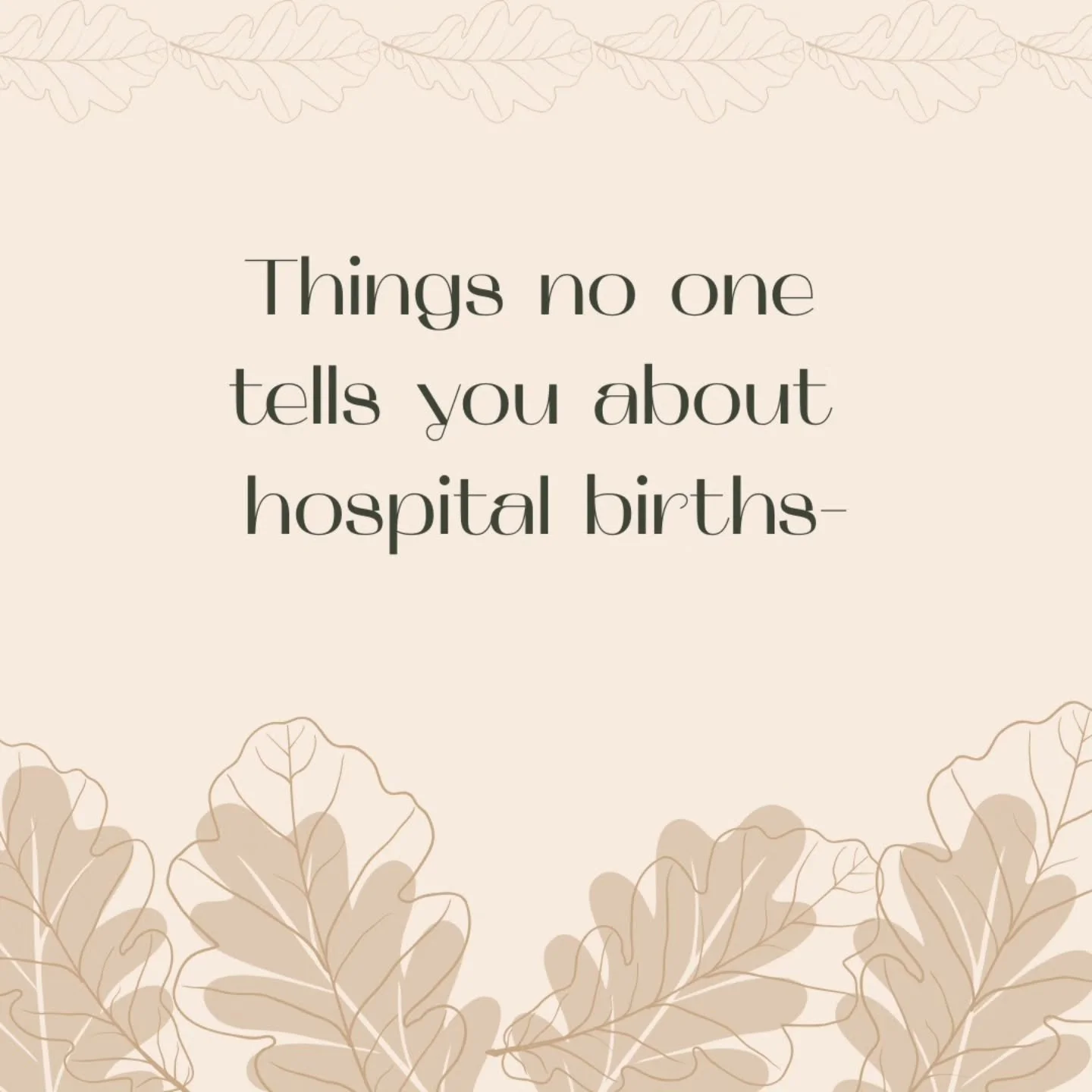 Hospital birth doesn&rsquo;t have to mean rushed or powerless.

Hospitals are incredible in emergencies &mdash; and they also have routines, policies, and fast-paced environments that can feel overwhelming if you don&rsquo;t know what to expect.

Pre