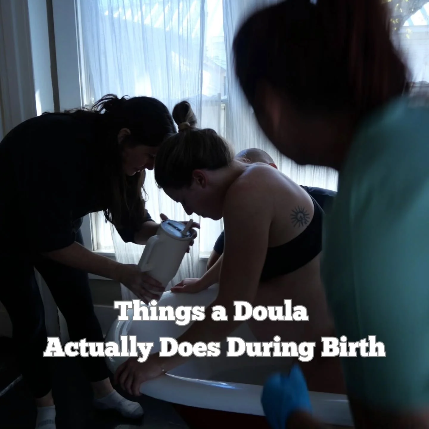 Some aren&rsquo;t quite sure what a doula actually does during labor.

Sometimes it&rsquo;s something small &mdash; offering a sip of water, adjusting a pillow, reminding a mama to relax her shoulders.

Other times it&rsquo;s helping guide position c