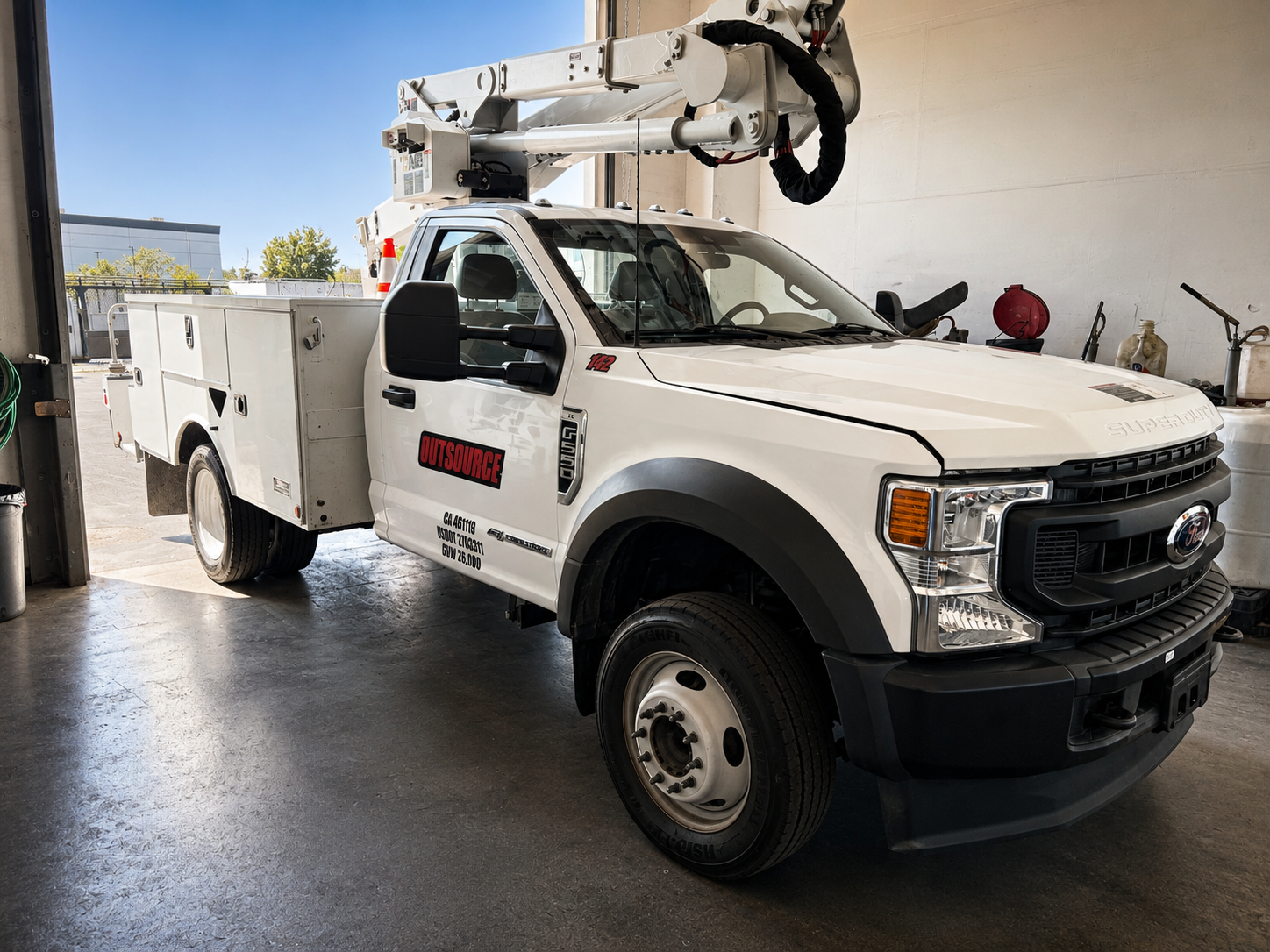 Fleet-focused service support for utility and contractor work truck platforms.