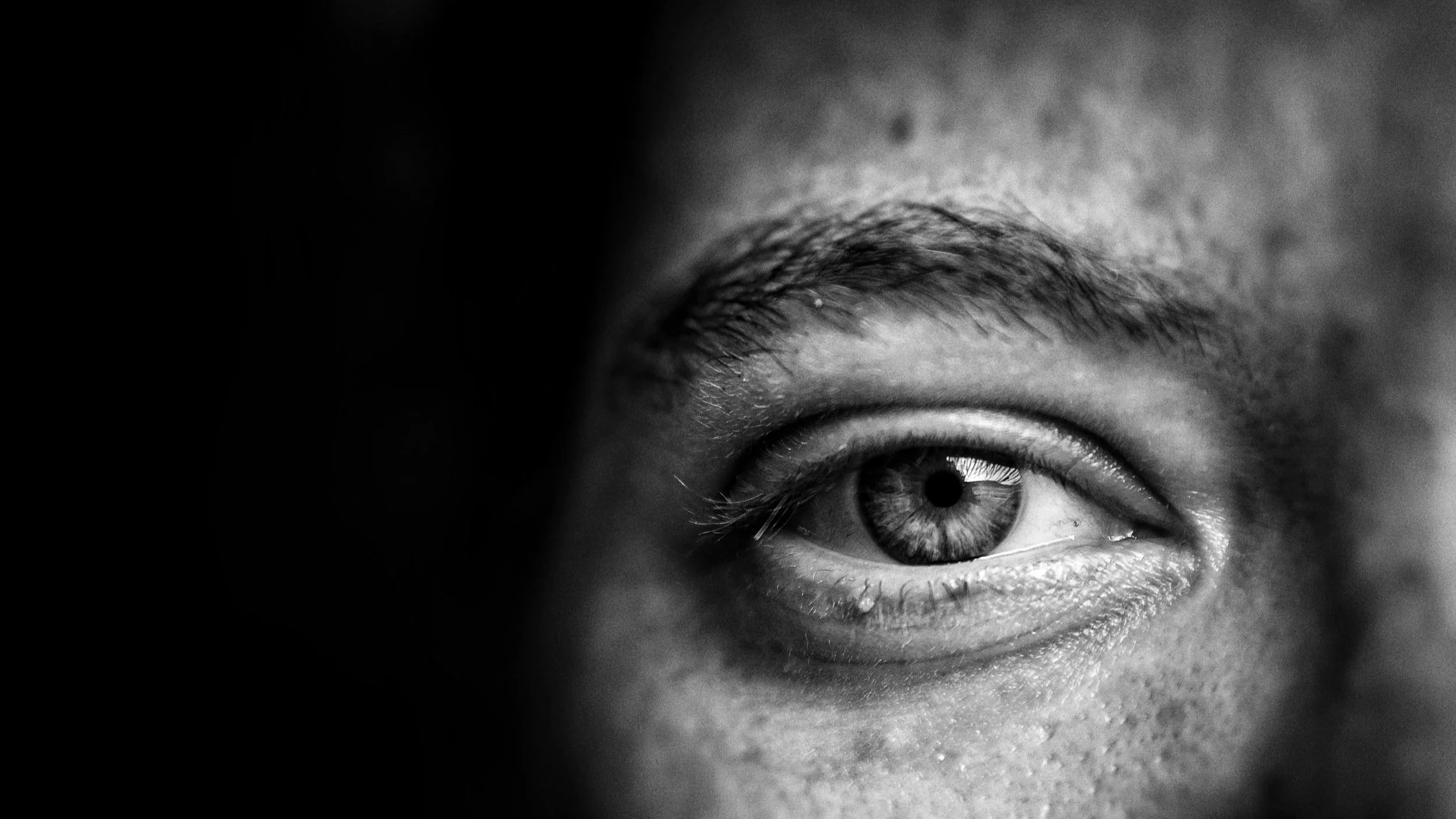 One Calm Eye - the only calm person in a room about to combust