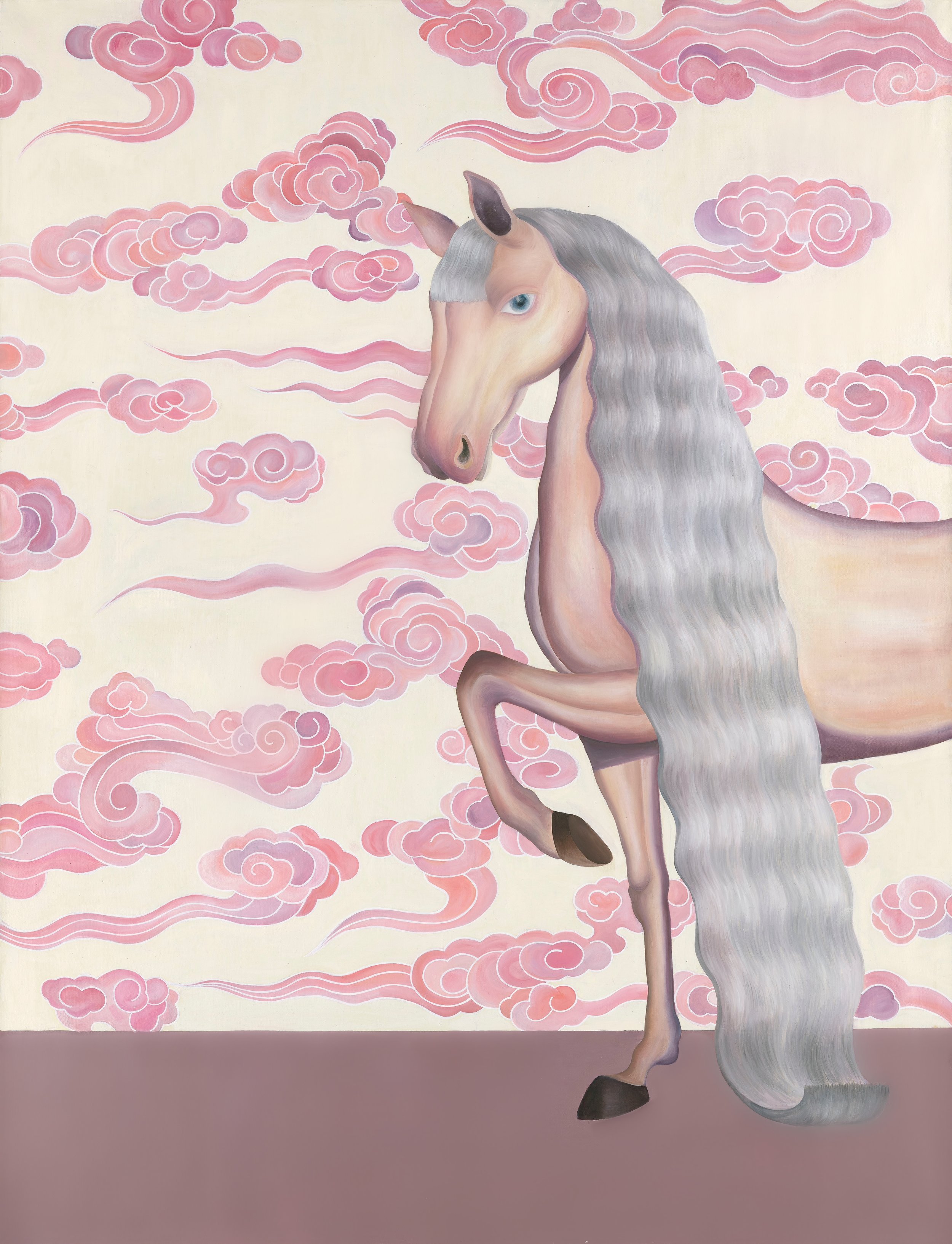 "Caballo con Pelo Largo"
Oil on Linen, 130x100cm