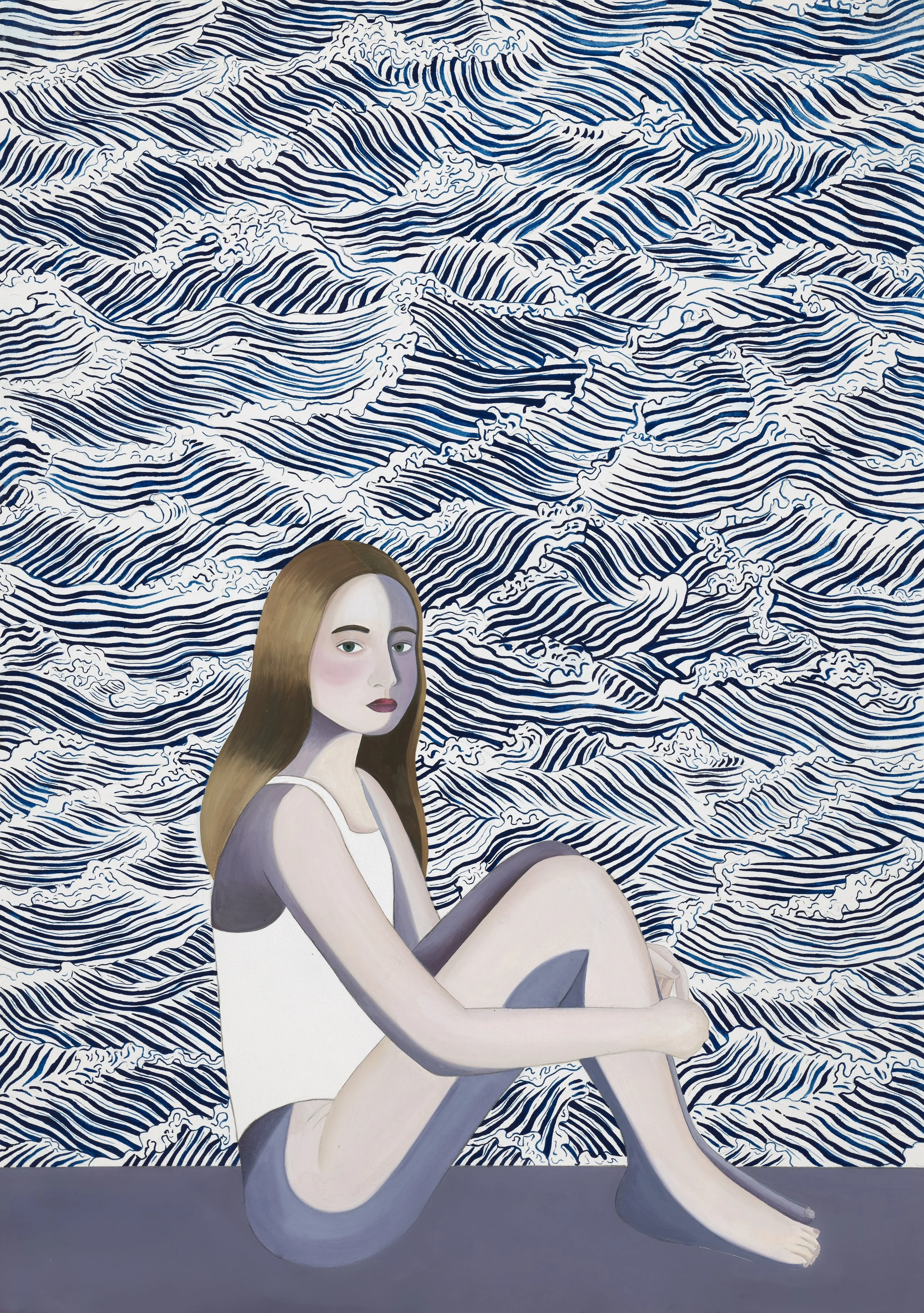 "Girl About to Swim"

39x54 cm, Gouache on Cotton Paper
