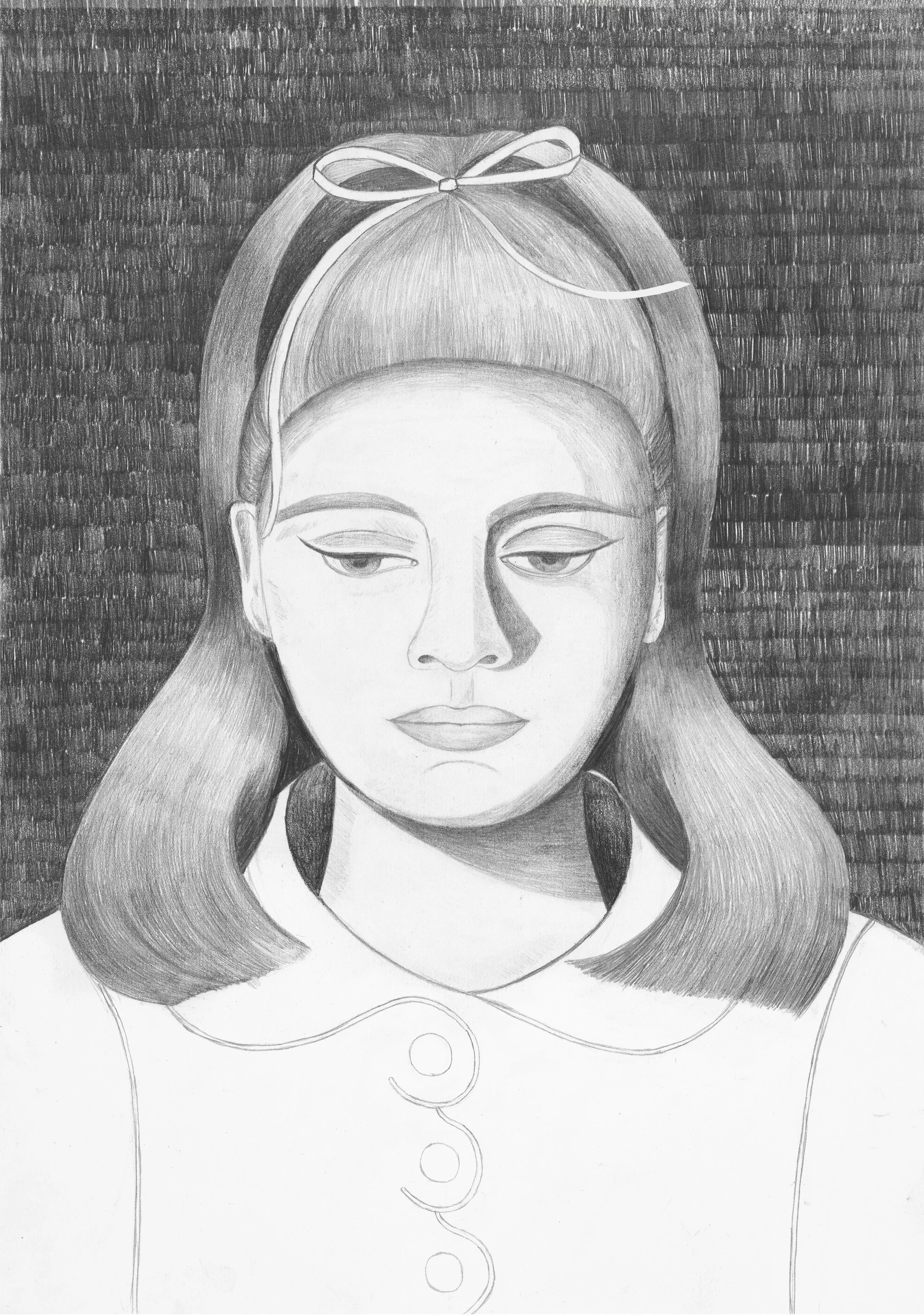 "Girl with Ribbon"

28x38cm, Graphite on Cotton Paper