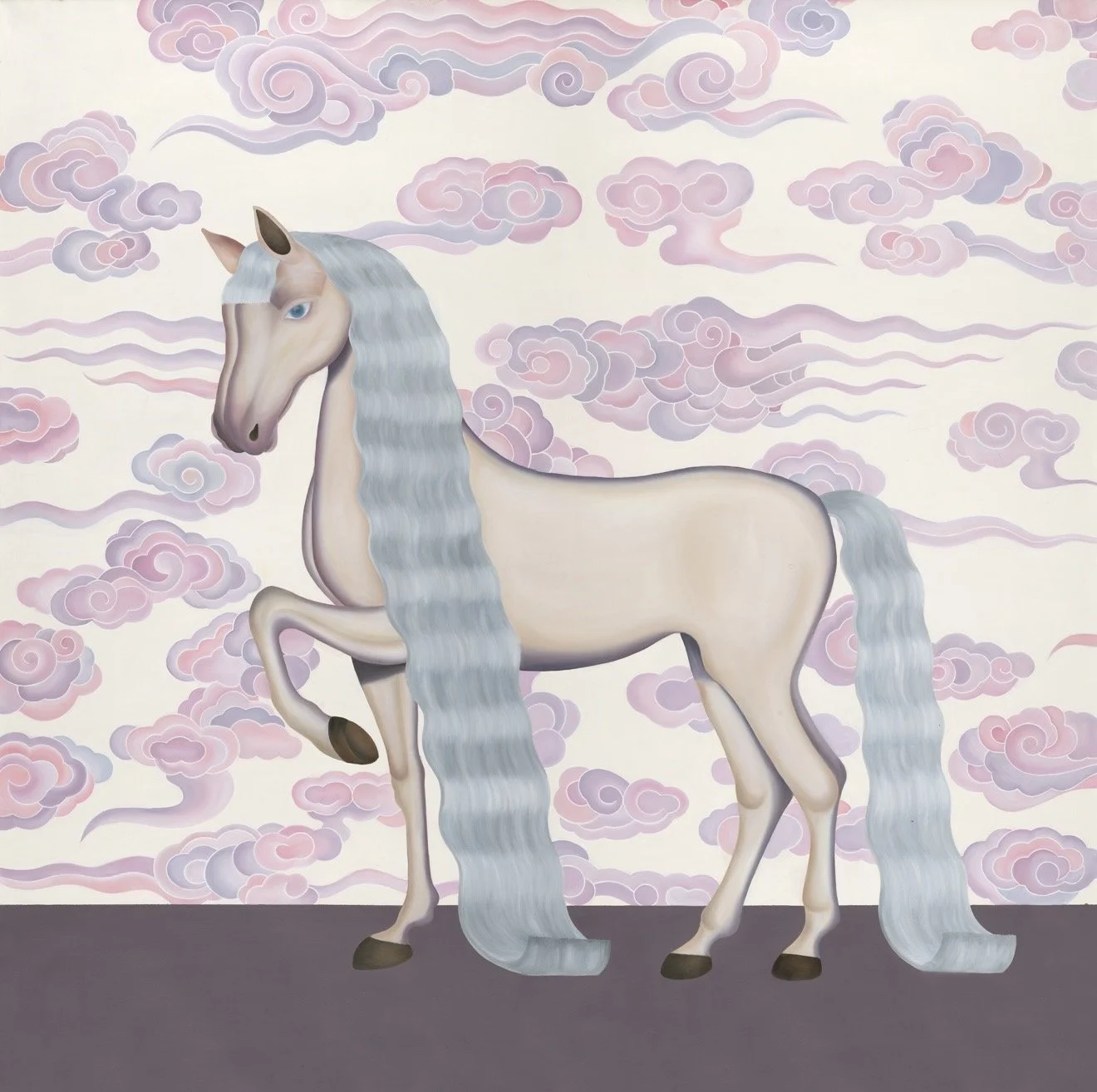 "Caballo con Pelo Largo"

150x150cm, Oil on Linen