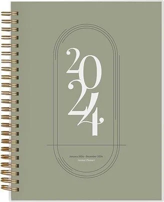 OLIVE GREEN 2024 PLANNER BOOK
