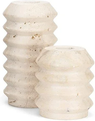 Candle Holders True Natural Travertine Stone