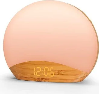 REACHER Wooden Sunrise Simulation Alarm Clock