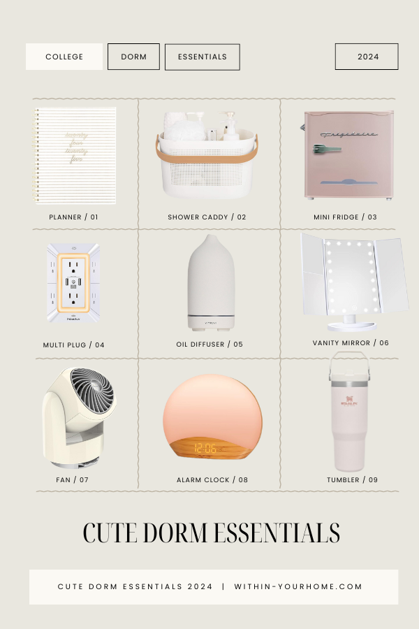 17 Must-Have College Dorm Essentials That Are Super Cute