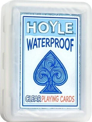 oyle Waterproof Playing Cards, Clear, 1 Deck