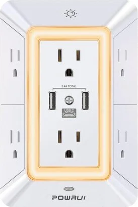 Multi Plug Outlet Surge Protector