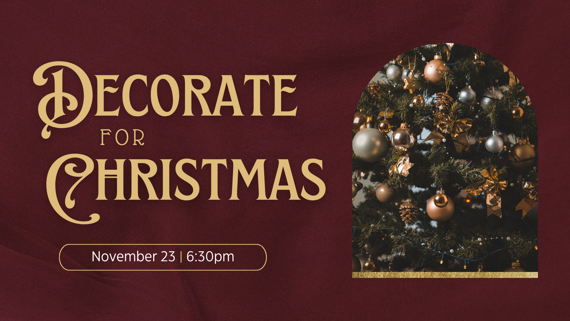 Decorate for Christmas