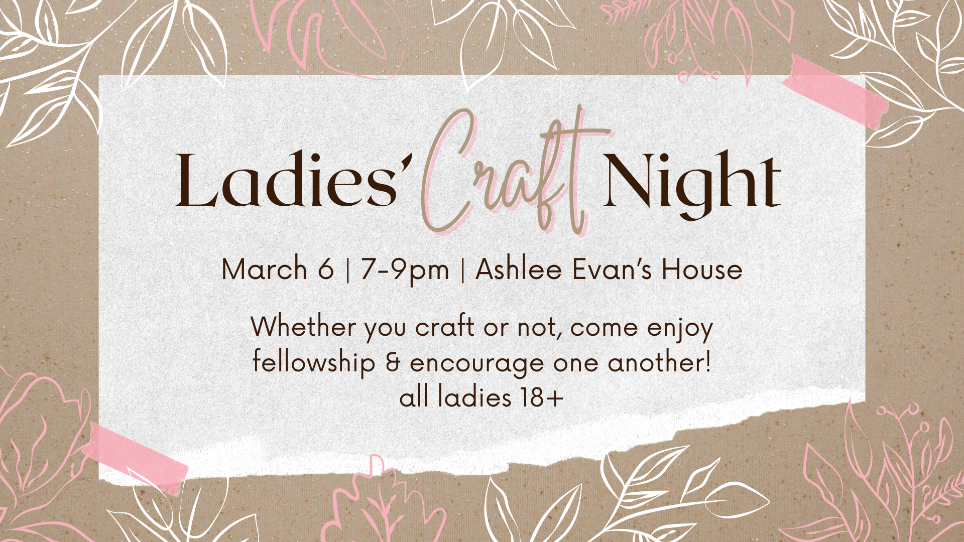 Ladies' Craft Night