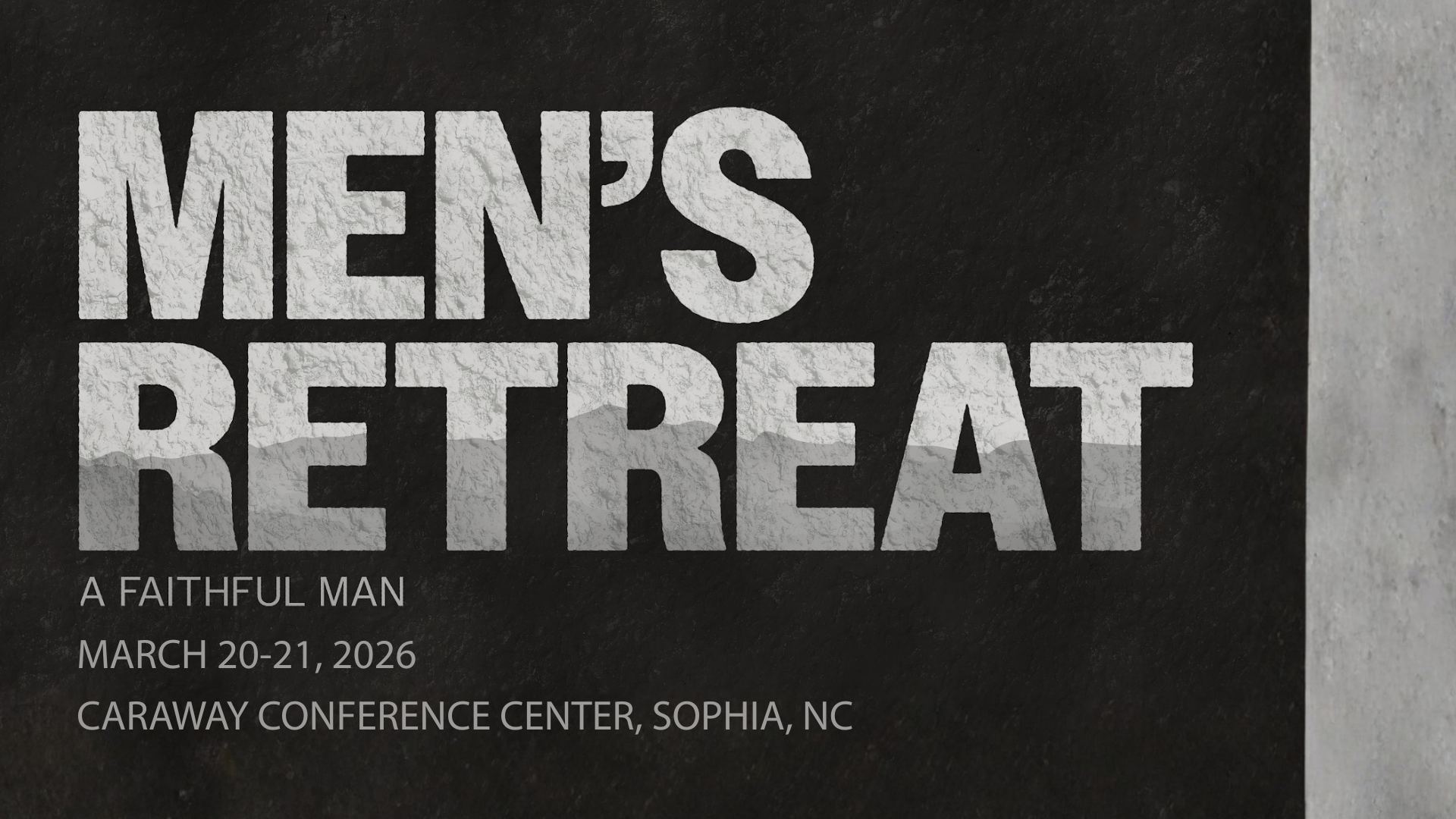 Men’s Retreat