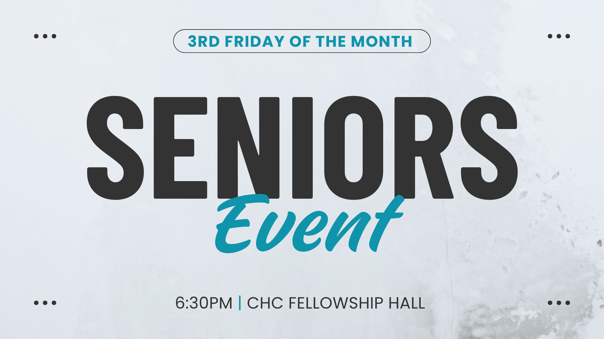 Seniors Event