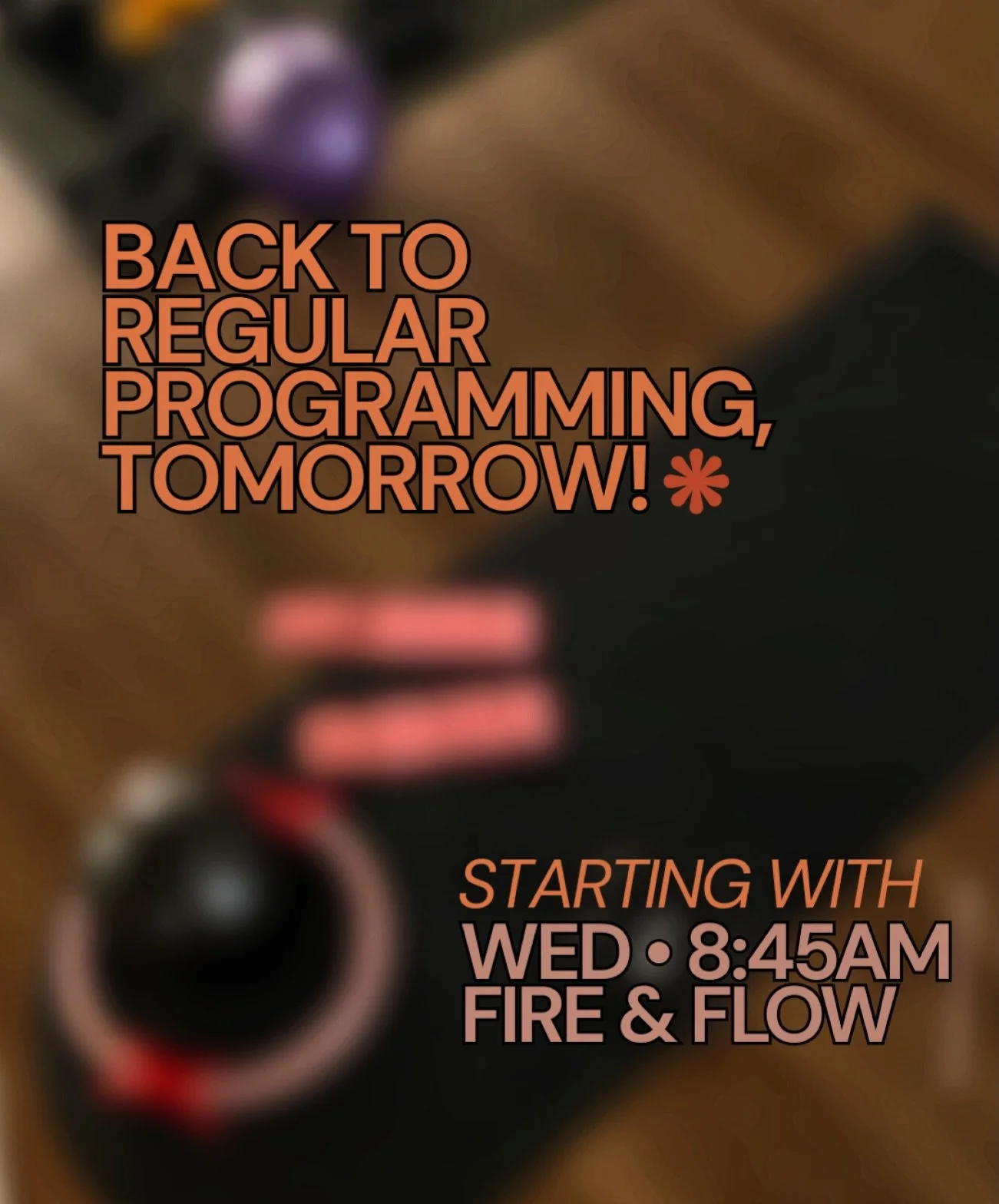 We know&hellip; your mat and weights have missed you too 👀🔥 The studio doors will reopen tomorrow! @ombody__ 

✨ Fire &amp; Flow is BACK tomorrow at 8:45am! ✨
Who&rsquo;s ready to feel the burn again!?

#pilates #heatedpilates #sweat #community #wo