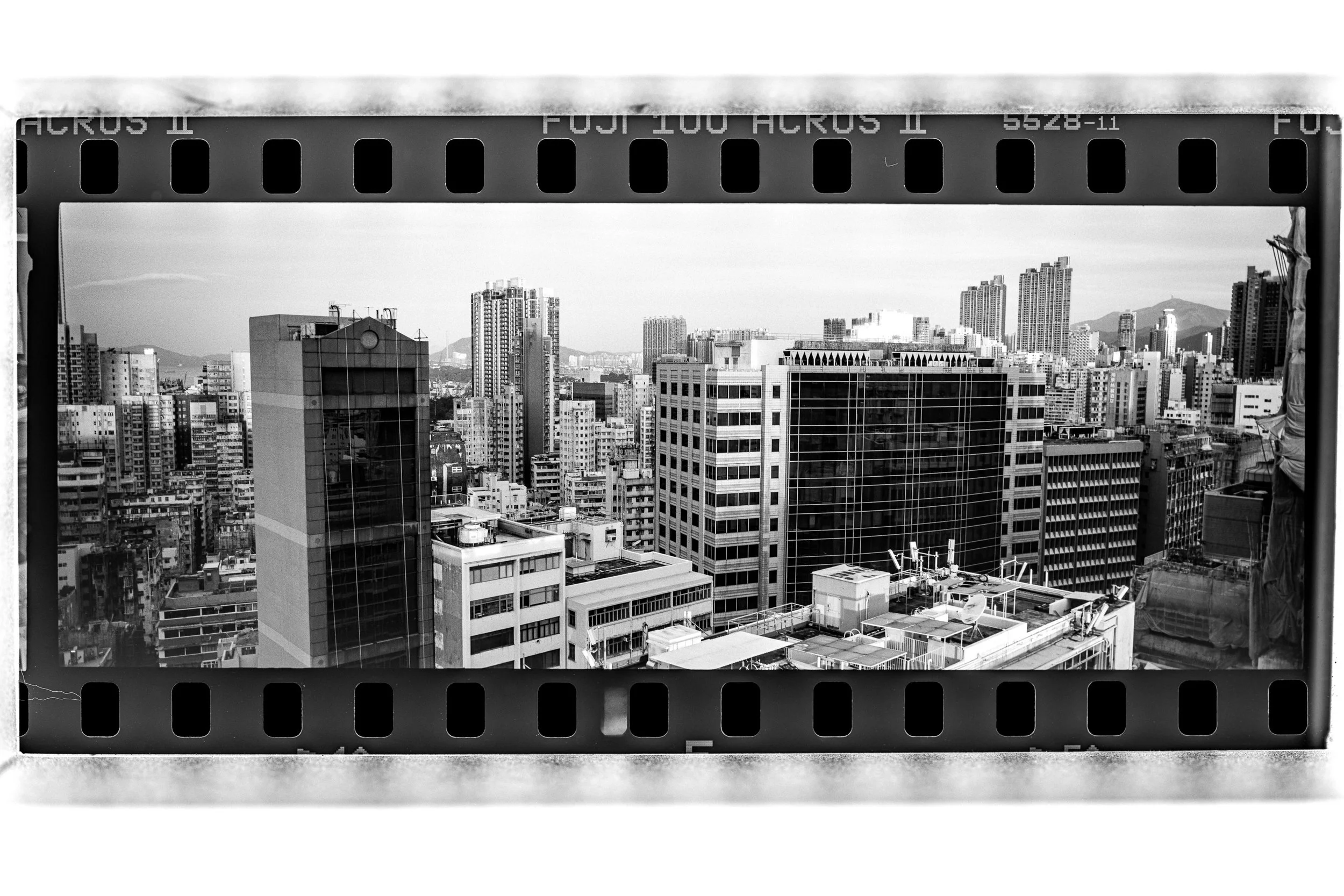 Hong Kong city scene - fujifilm