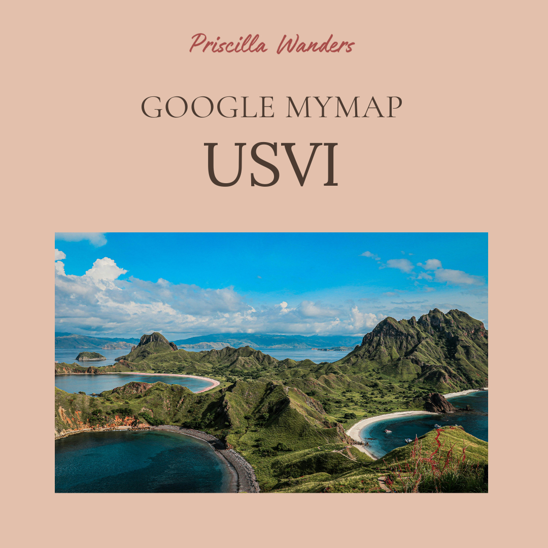 U.S. Virgin Islands Google MyMap