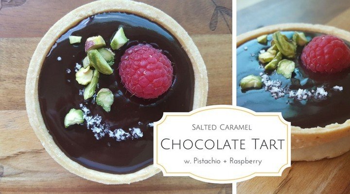 Cajun Atlantic Salmon, Belgian Chocolate Ganache Tart