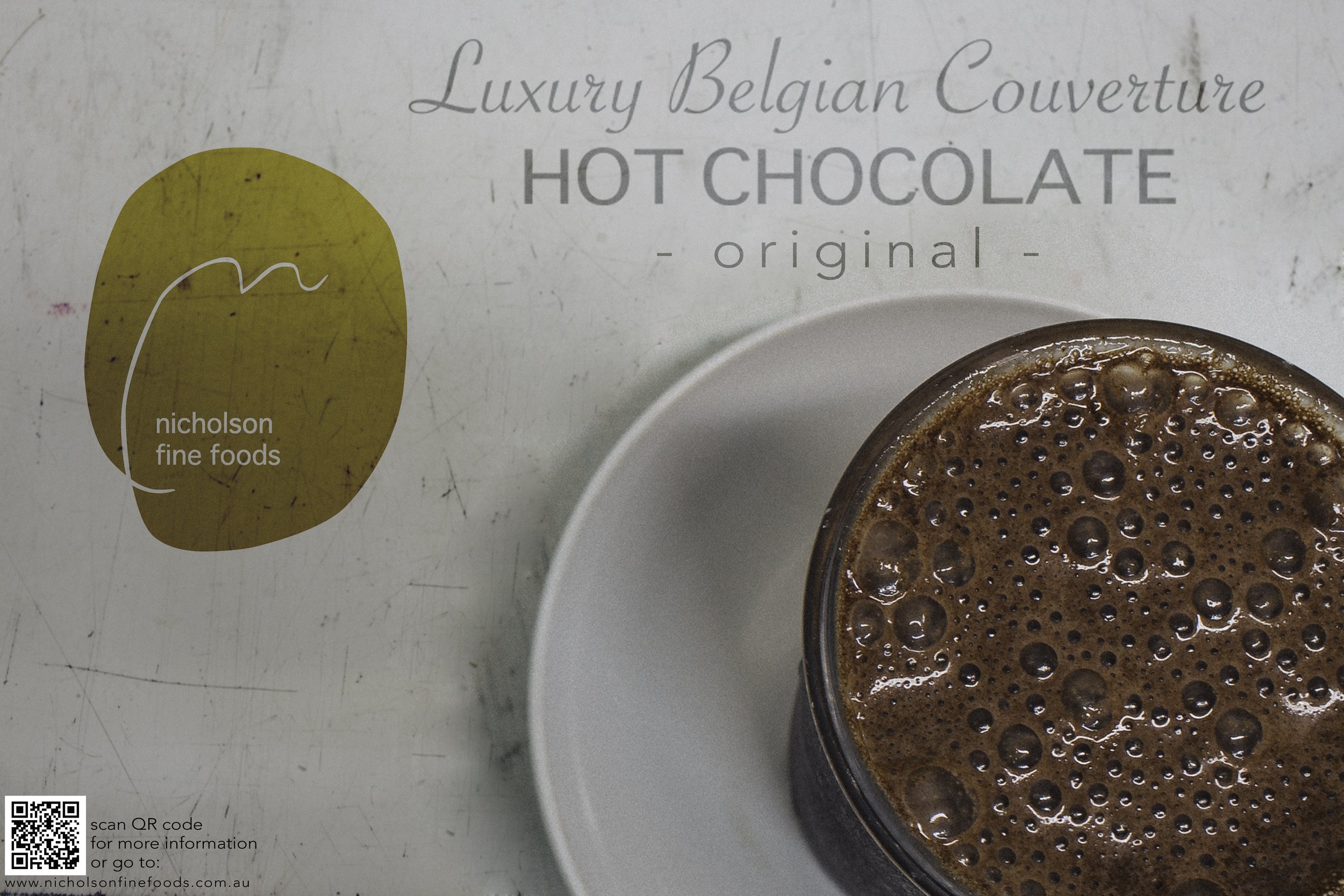 Luxury Belgian Couverture Hot Chocolate Range retail 500g Foodservice 1kg....jpg
