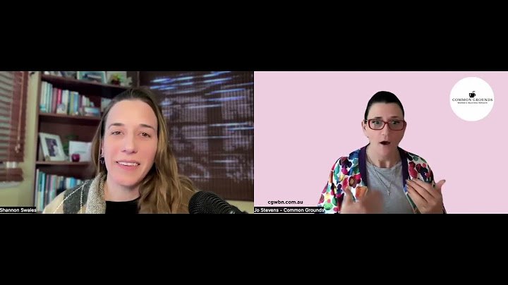 Picture of myself - Shannon Swales and host Jo Stevens during our online chat