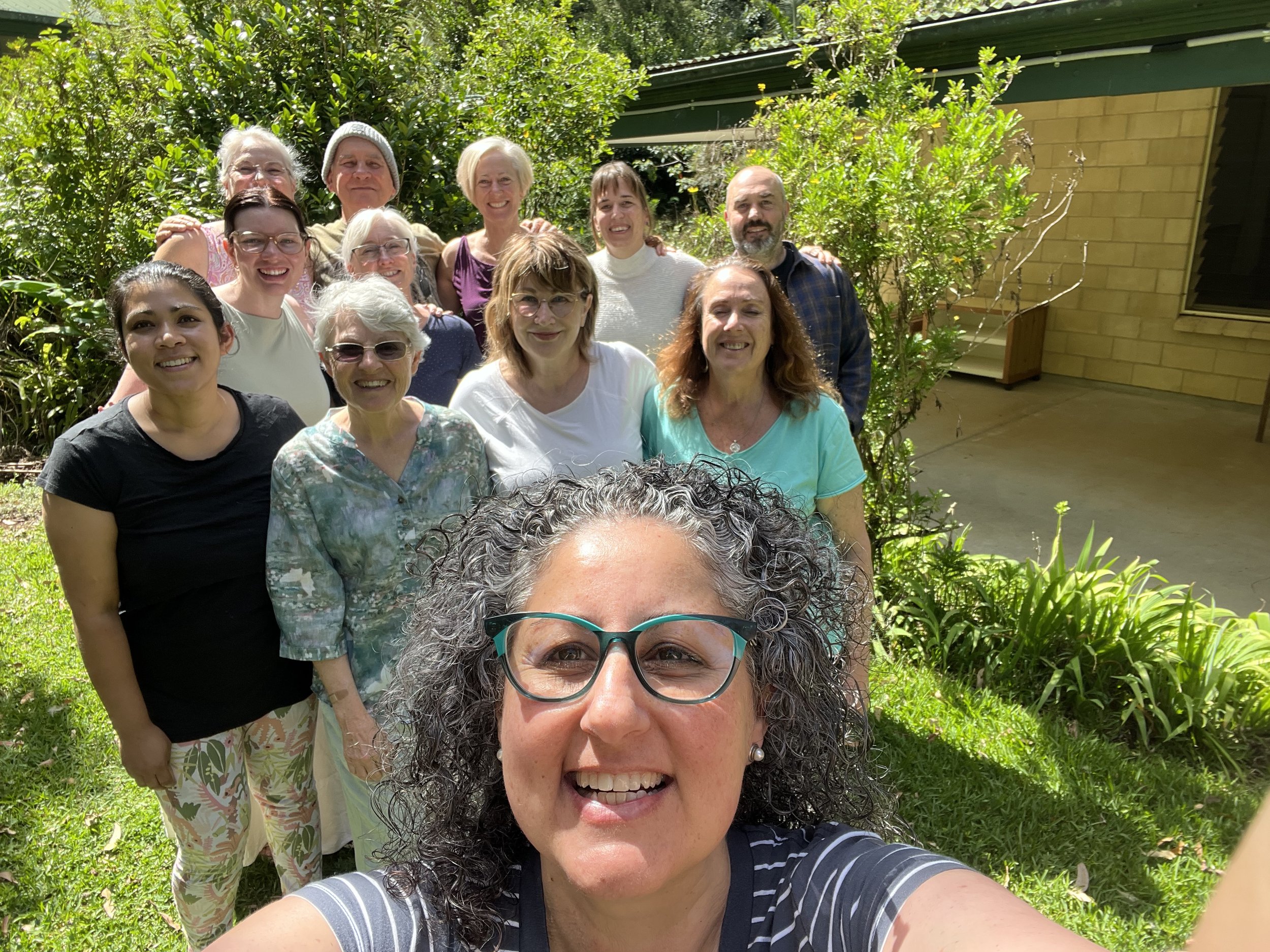 Group photo at the Mindful Self Compassion in Nature Retreat