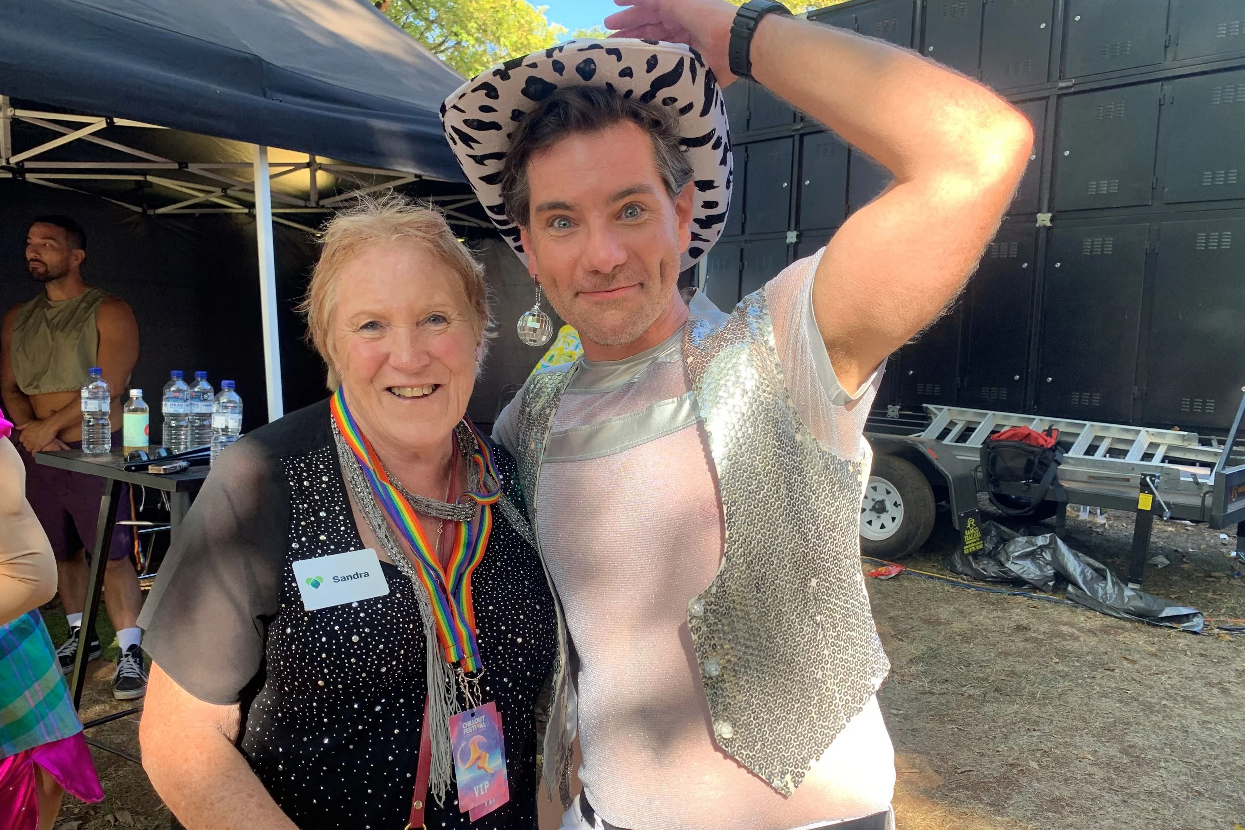  GreenConnect Dementia Respite Project coordinators and participants have a fabulous time at the Boots &amp; Bling Carnival. 