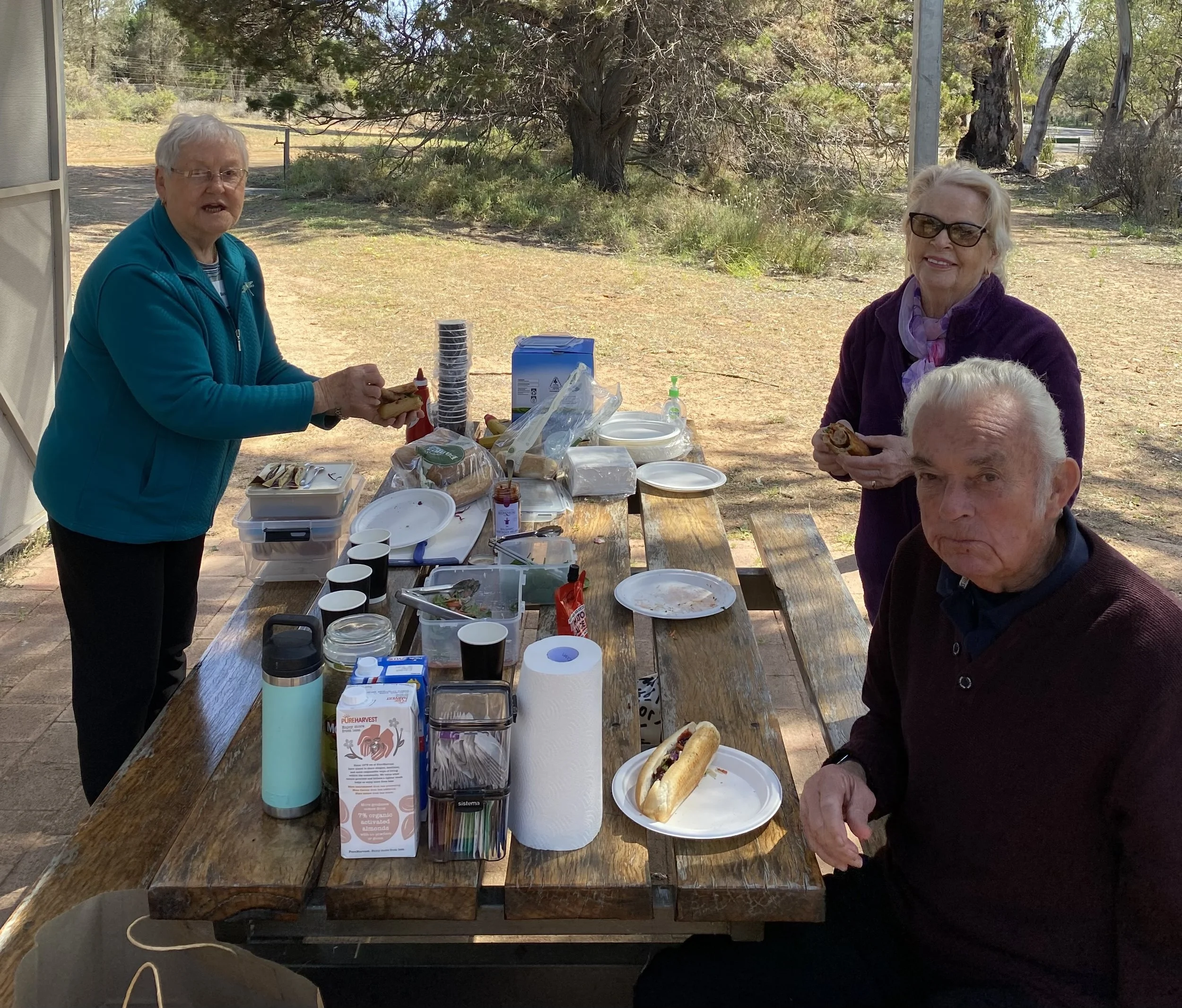 Care Friend Bev prepping lunch with Lois and Cols help.jpeg