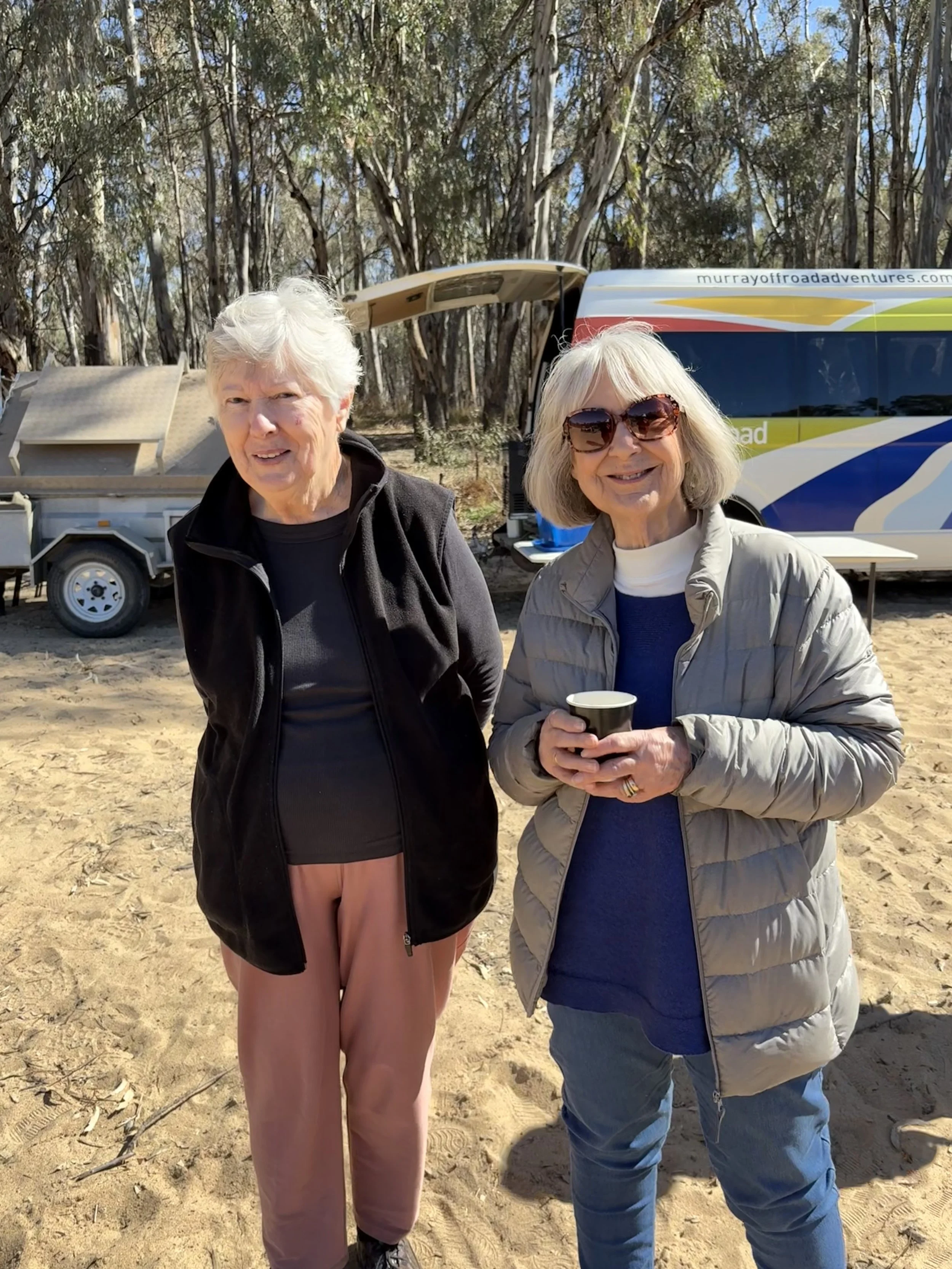 Jill and Barb enjoying lunch in the sunshine.jpeg