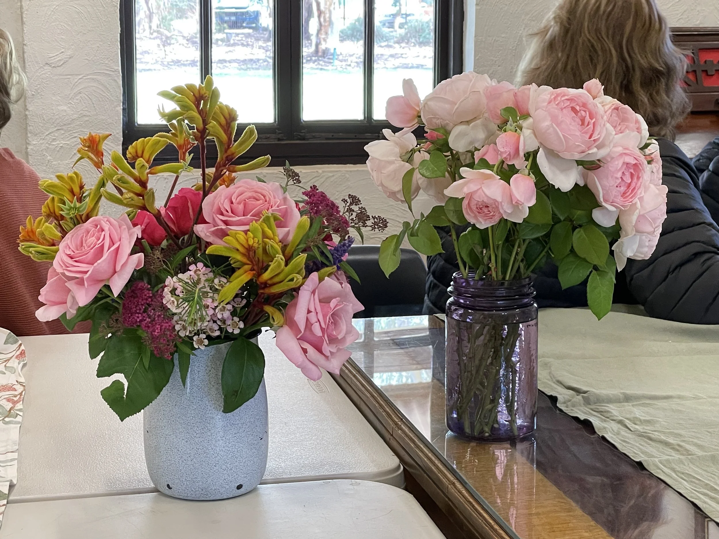 Our spring flowers for the table.jpeg