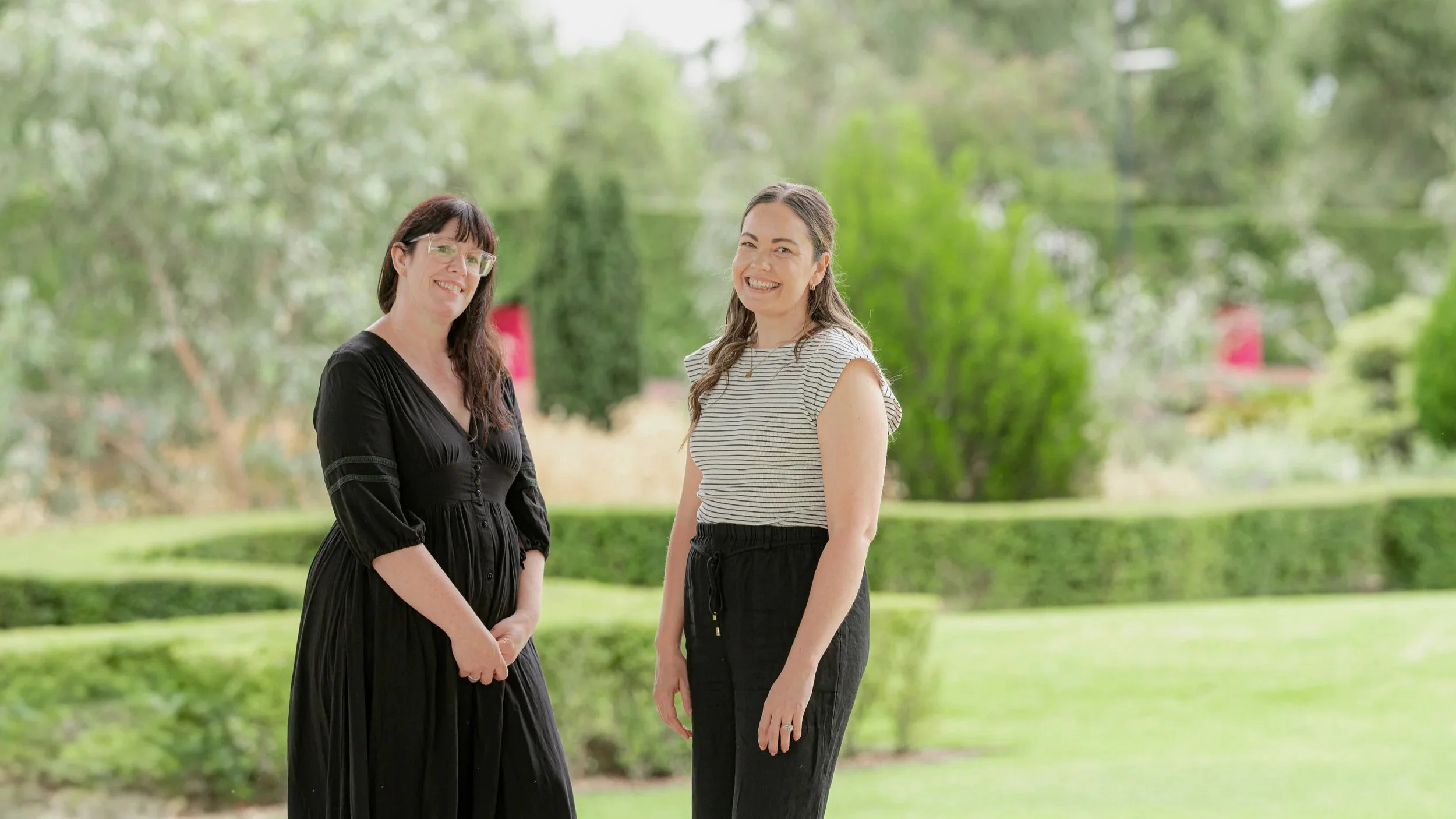 GreenConnect Bendigo Care Coordinator Jade Field with GreenConnect Project Manager Catherine Hyett