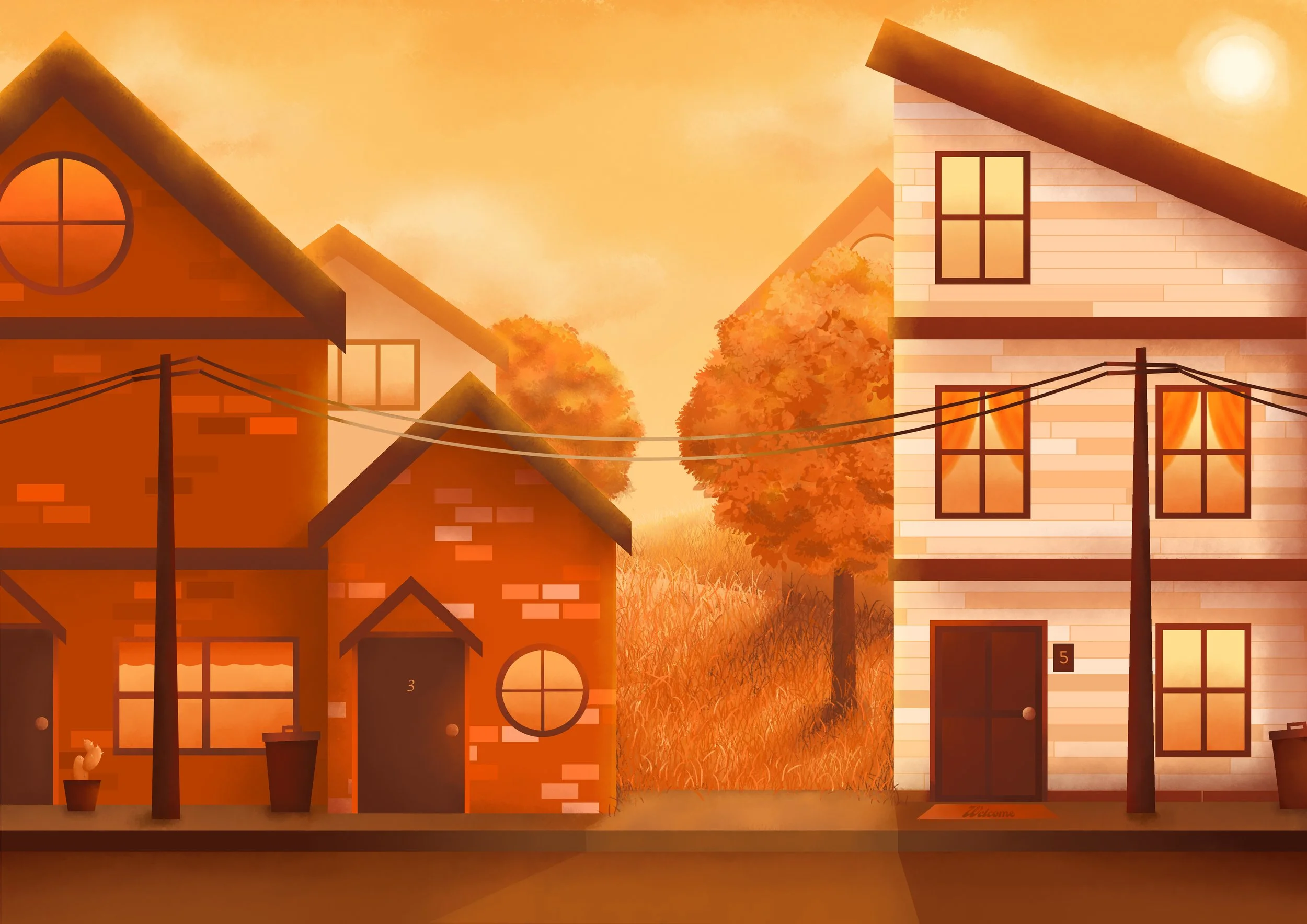 Digital Art - Hometown