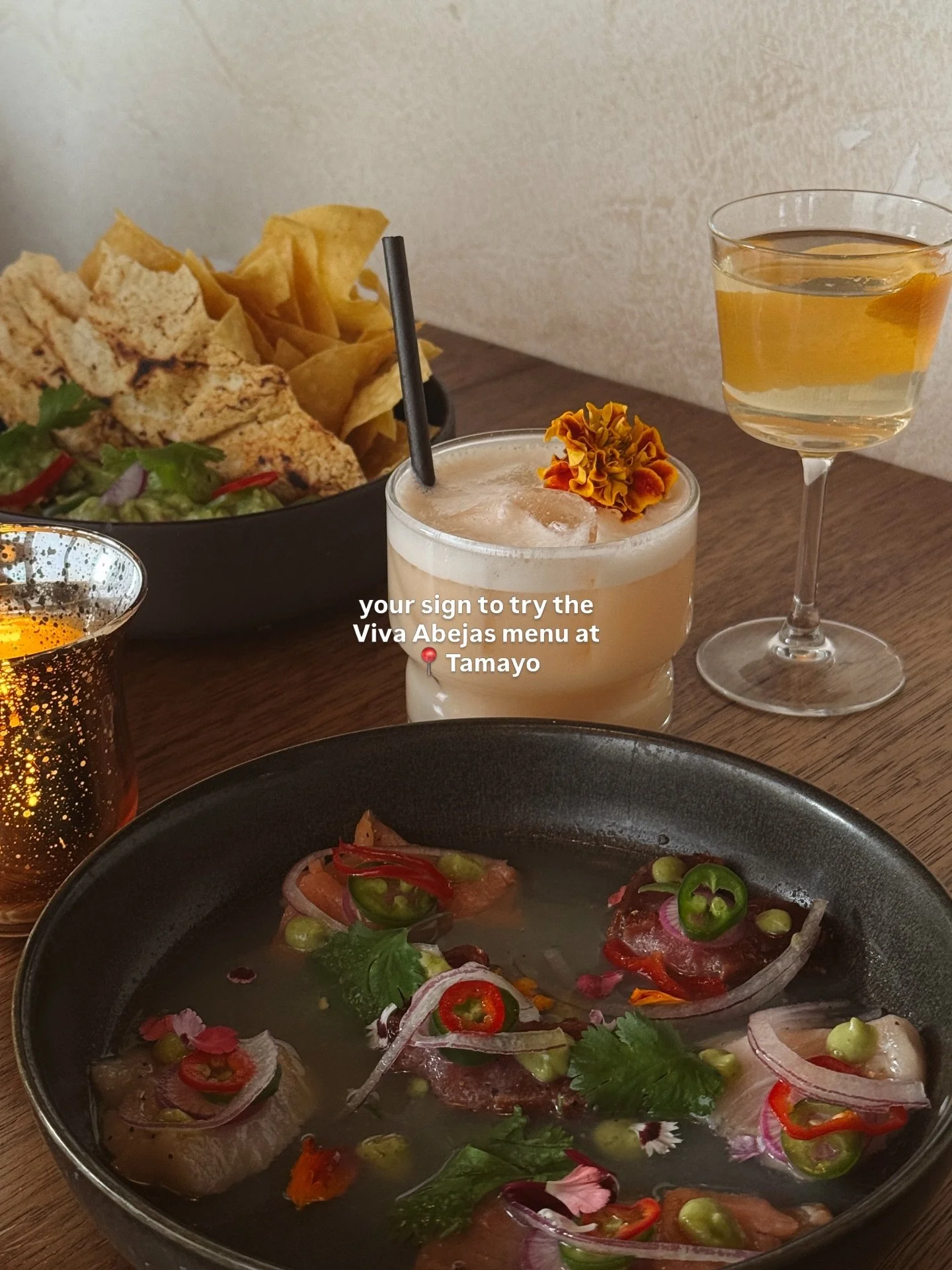 Viva Abejas at @tamayodenver 🐝✨

Be sure to check out this special bee-centric menu before it goes away on 4/22! 

Thanks for having us @tamayodenver!