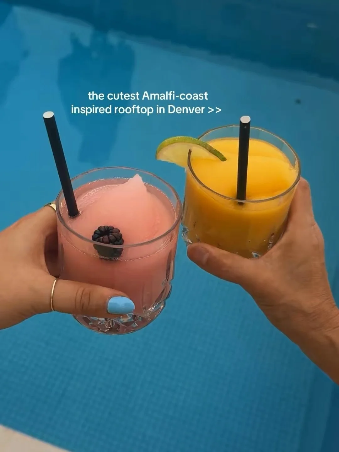 Rooftop season is sooo back @claytondenver 

Be sure to check out the new Amalfi Deck at the Clayton in Cherry Creek North for Mediterranean bites, the best frozen cocktails and summer vibes. 

Thanks for having us! @claytondenver 🫶