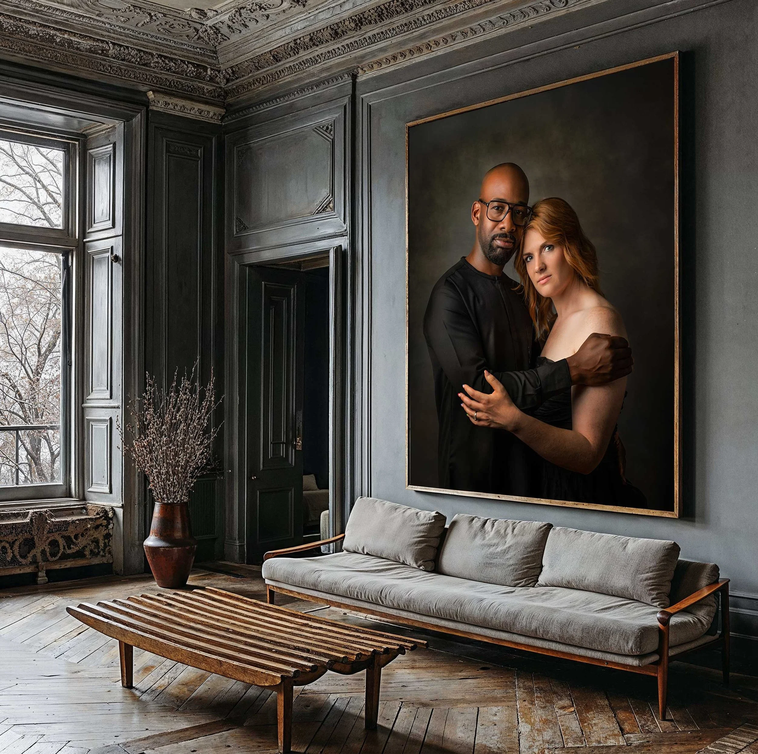 Fine Art Photography portrait on a beautiful canvas
