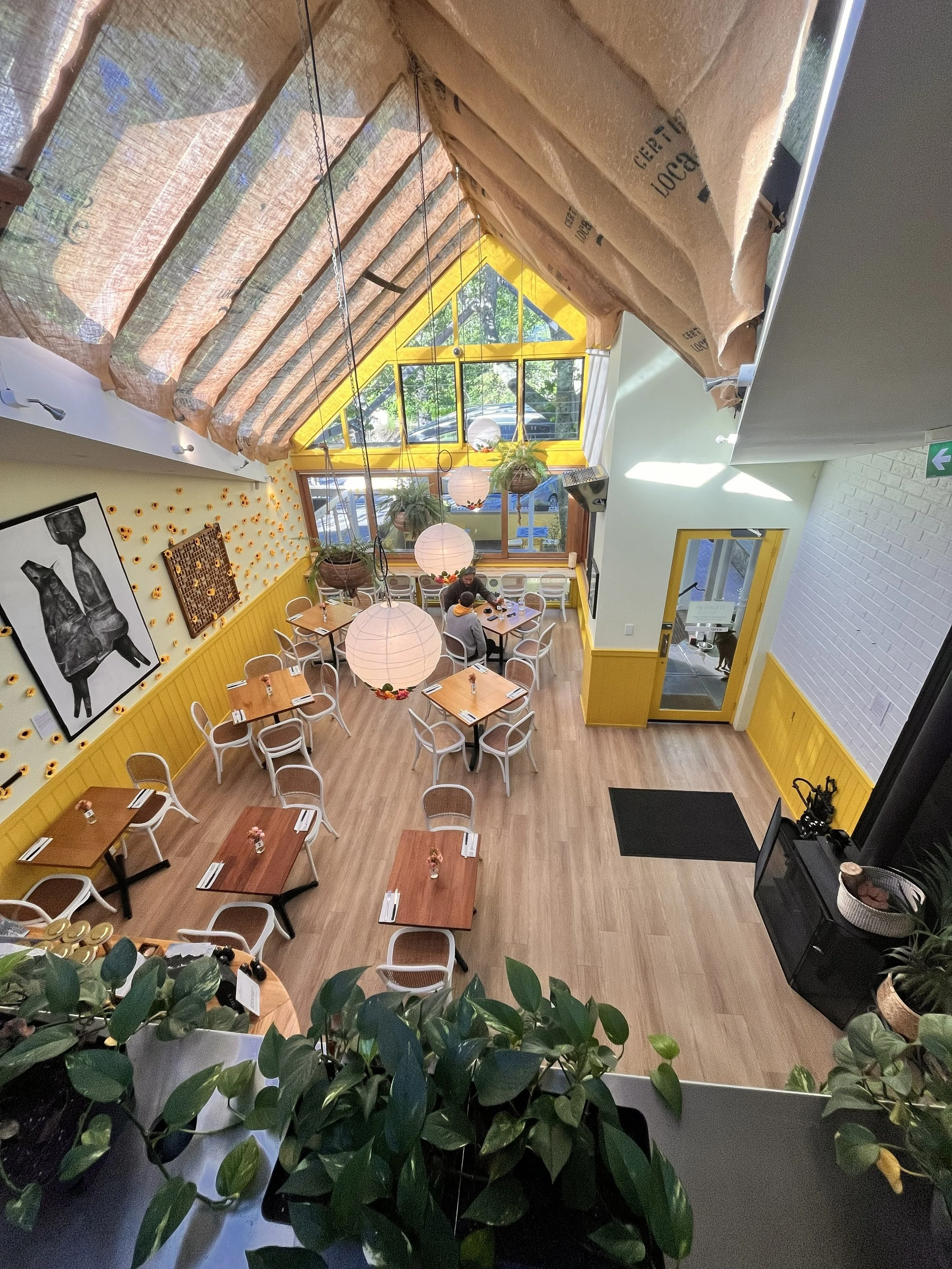 Our ground floor 'Conservatory" dining area, so named for its stunning pitched glass ceiling.