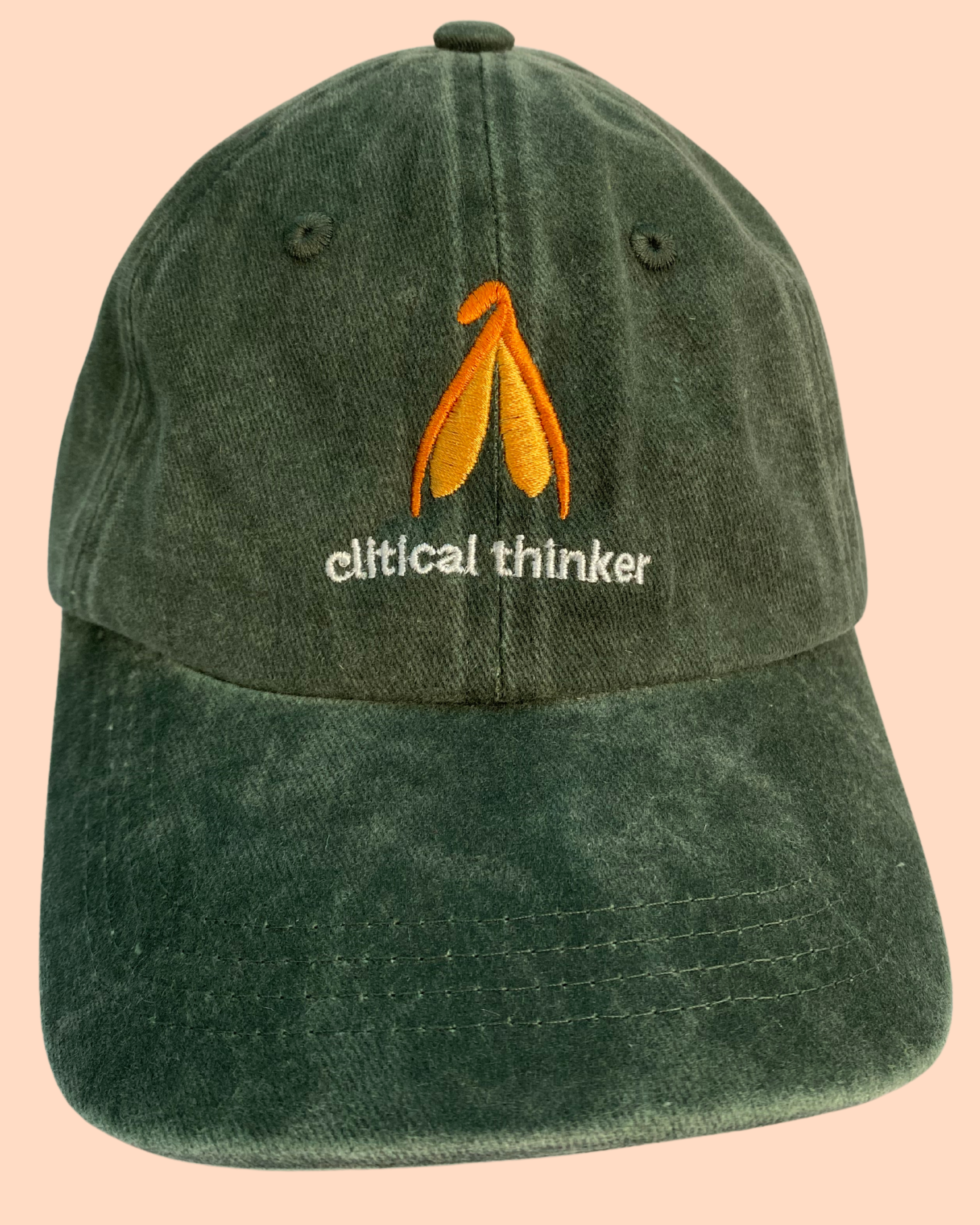 Clitical thinker cap - green