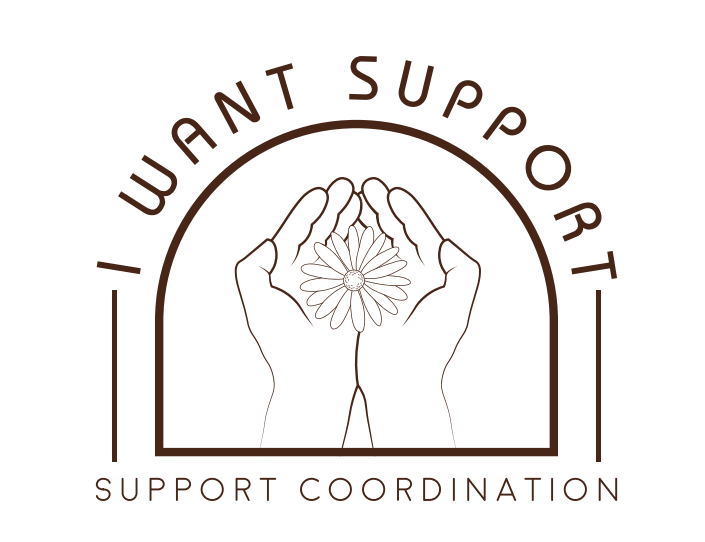 I WANT SUPPORT logo