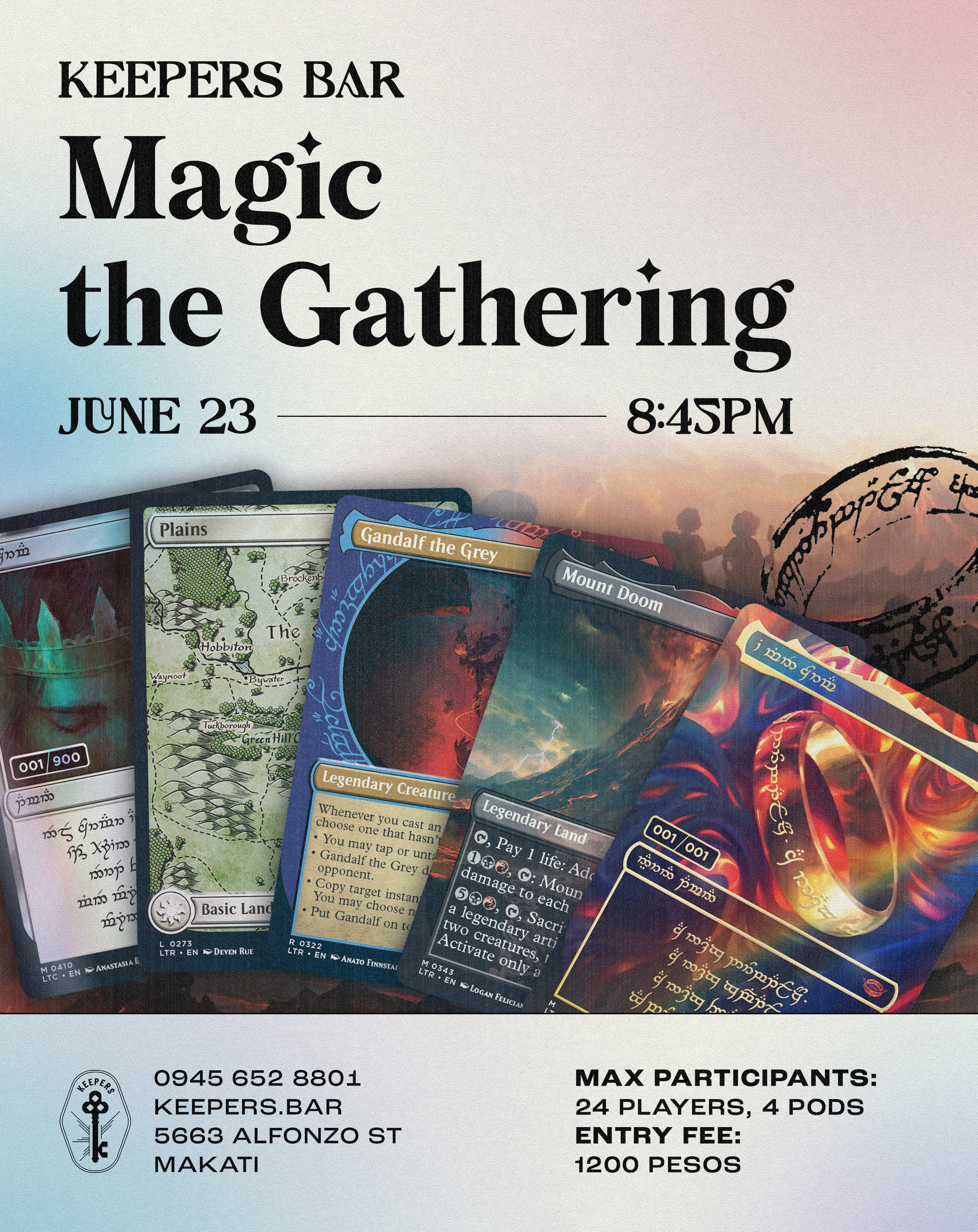 MTG Event Poster, Photoshop
