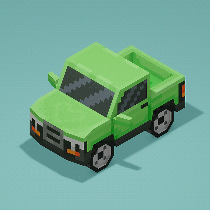 Truck, Blockbench