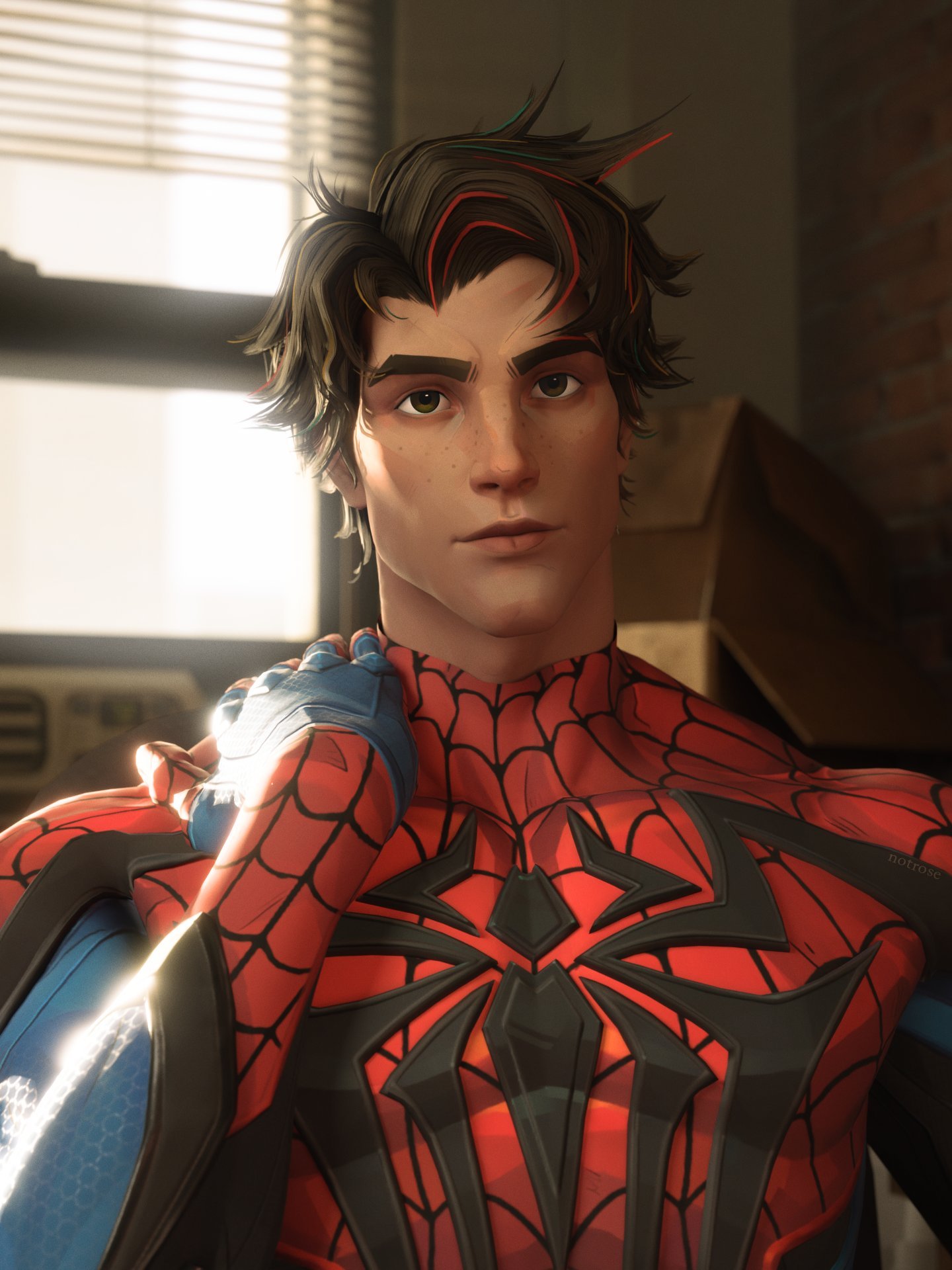 Marvel Rivals Spider-man, Blender