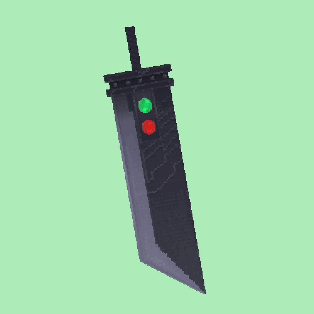 Buster Sword, Blockbench