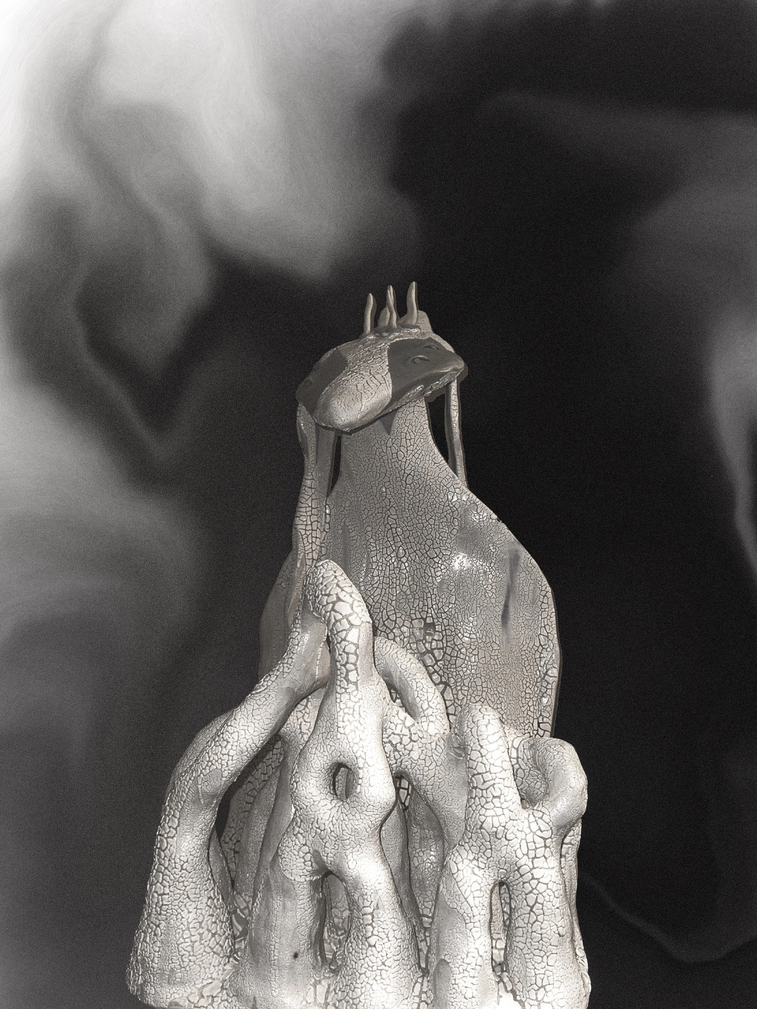 ‘Things in wanted to see’.    
30 x 40 inch.   
Ceramic 