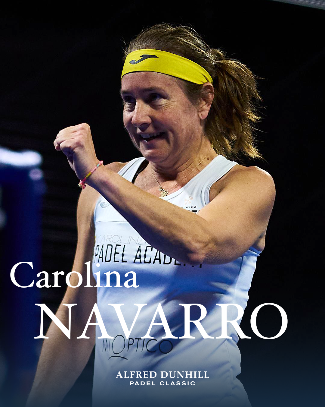Carolina Navarro joins the Alfred Dunhill Padel Classic