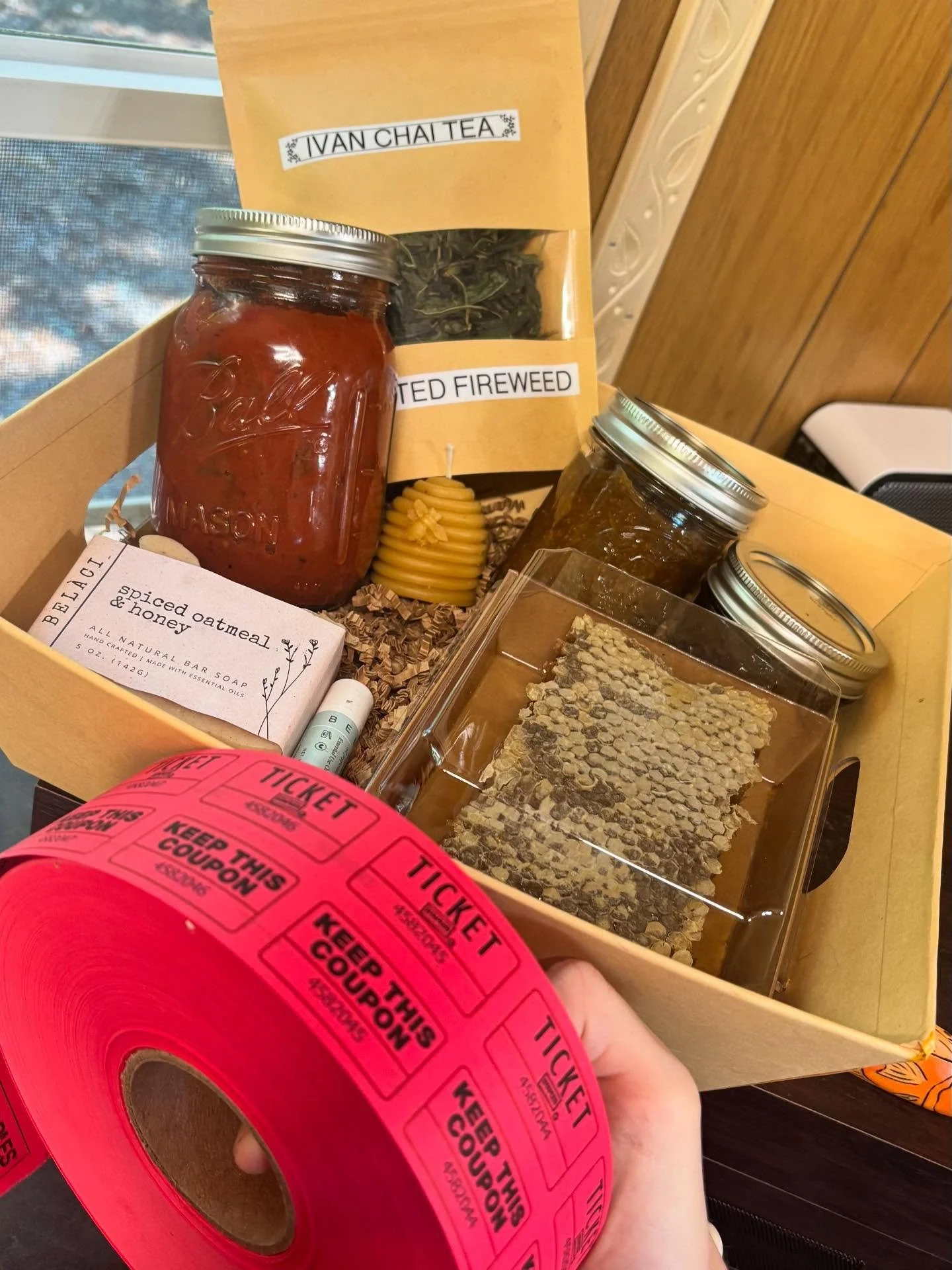 This weekend we are running a raffle for every customer that comes in gets a ticket and a chance to win this basket with all these goodies from our store! 
Also we have lots of goodies in store this weekend ☺️ we thought what better way to celebrate 